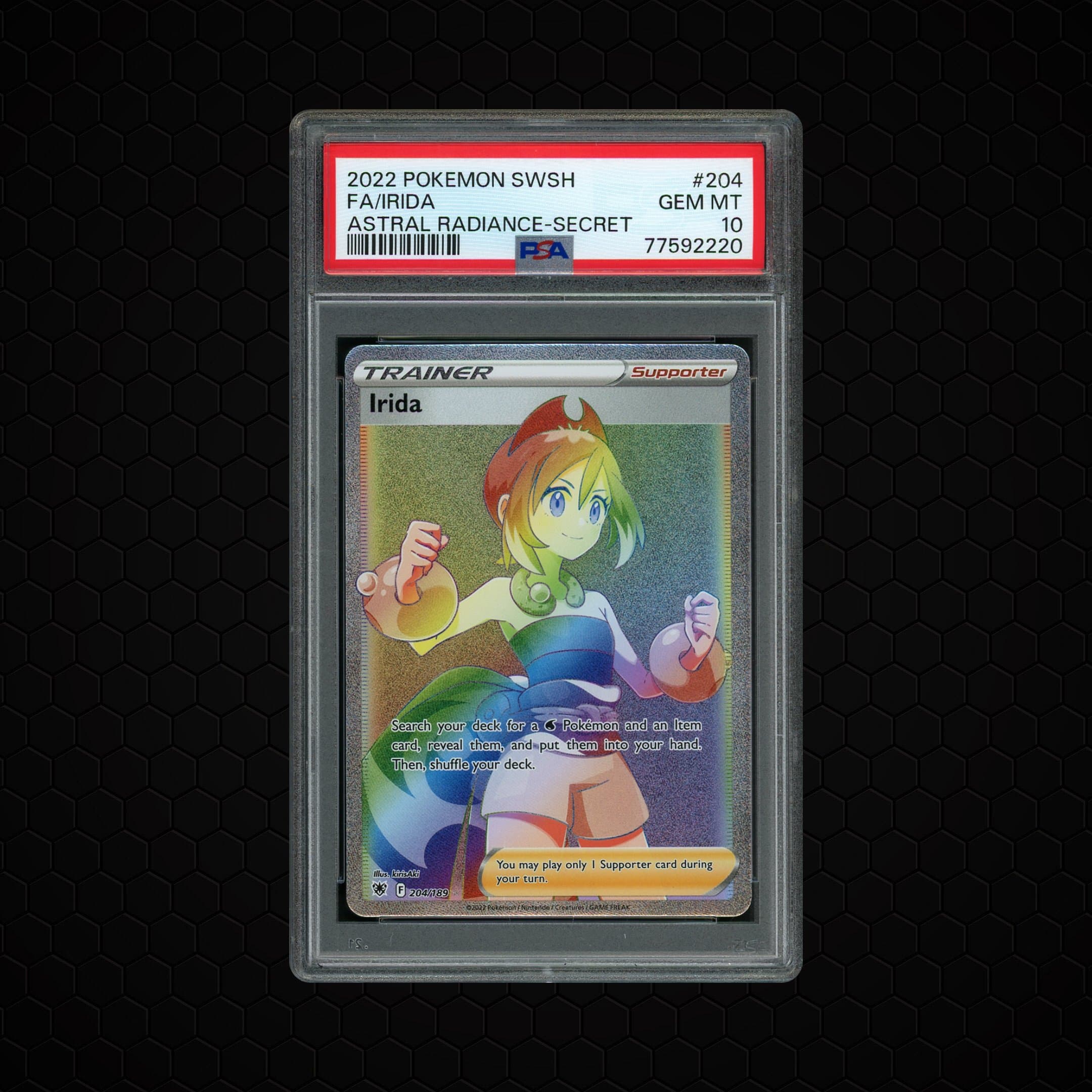 2022 Astral Radiance Irida  PSA 10