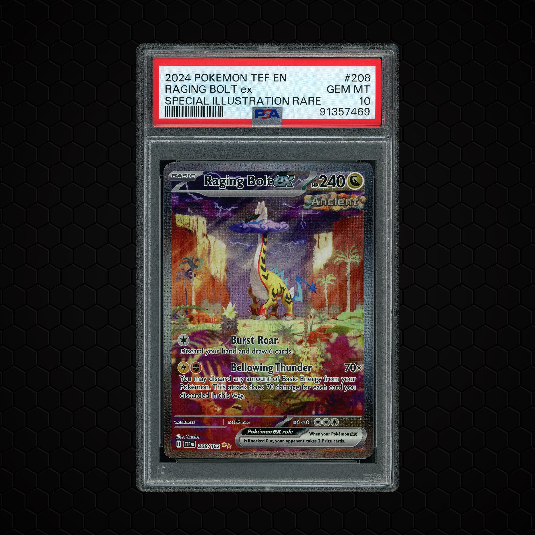 2024 Temporal Forces Raging Bolt EX  PSA 10