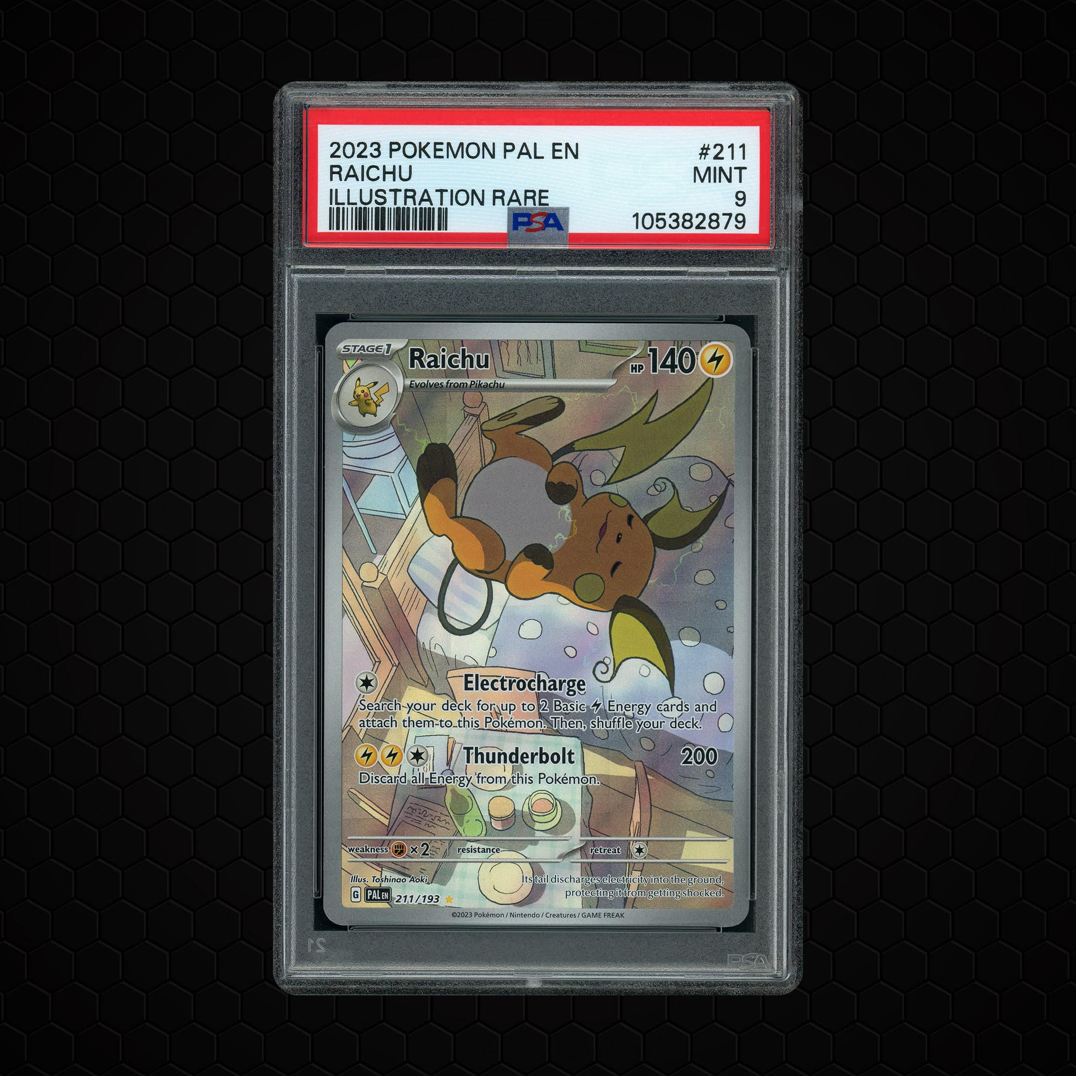 2023 Paldea Evolved Raichu  PSA 9