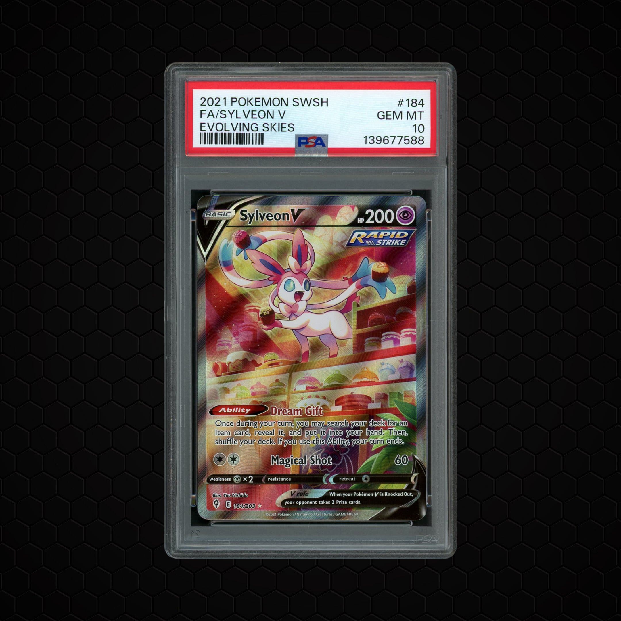 2021 Evolving Skies Sylveon V  PSA 10