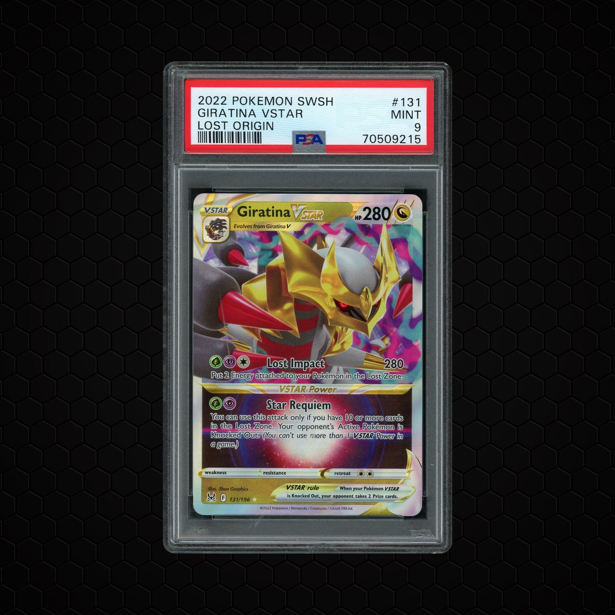 2022 Lost Origin Giratina VSTAR  PSA 9