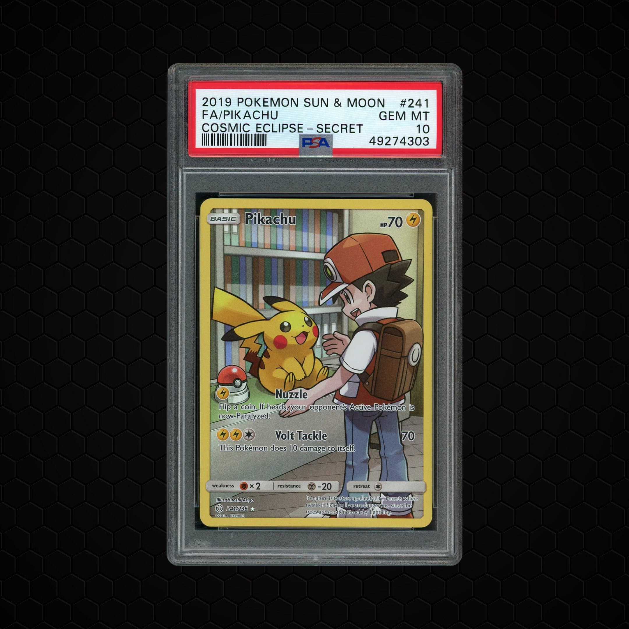 2019 Cosmic Eclipse Pikachu  PSA 10