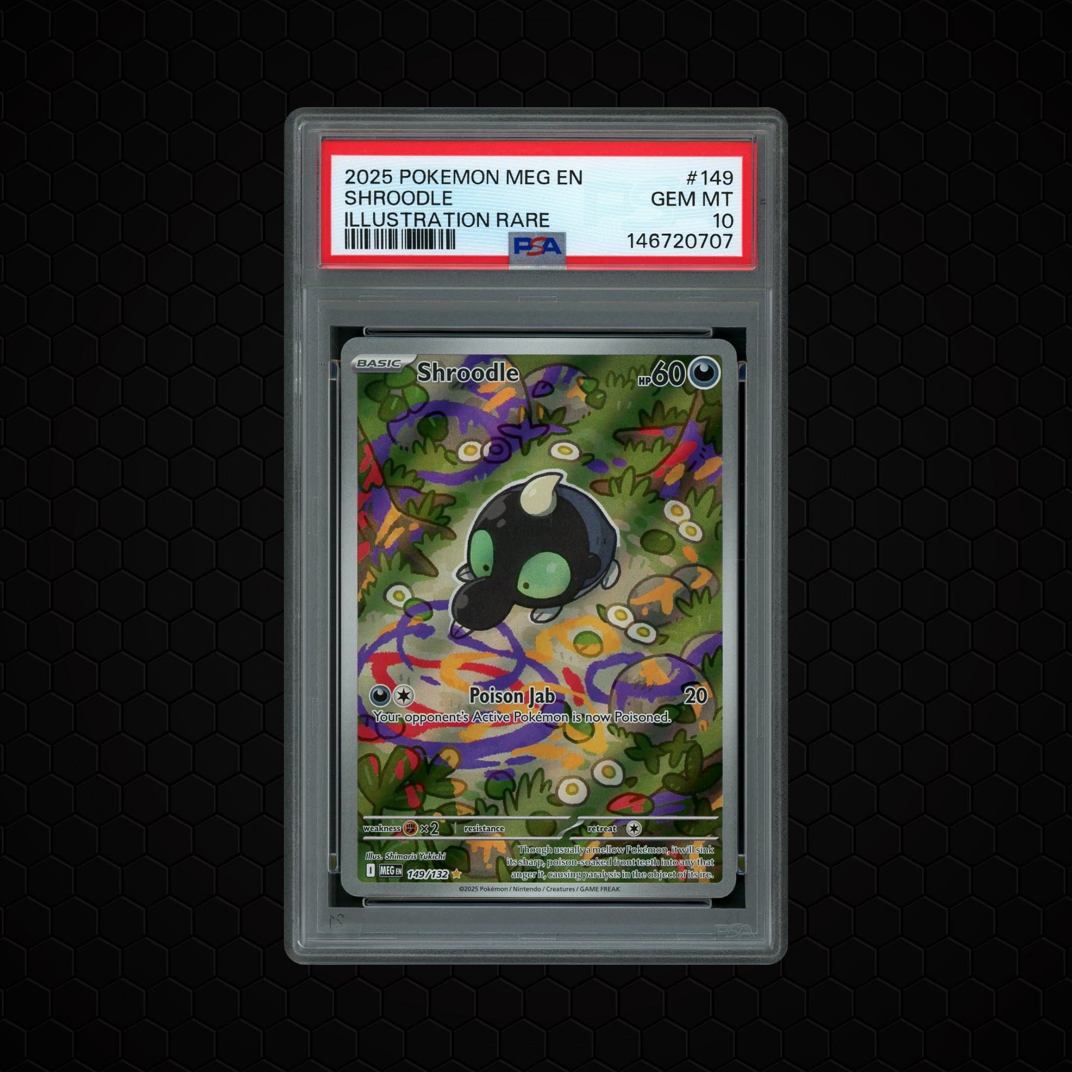 2025 Mega Evolution Shroodle  PSA 10