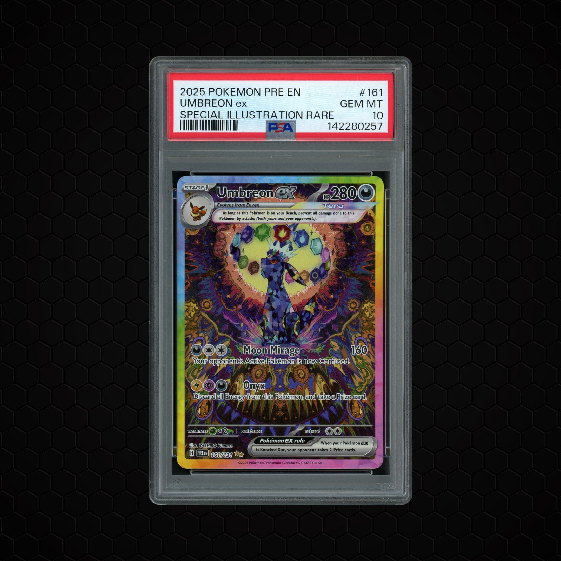 2025 Prismatic Evolutions Umbreon EX  PSA 10