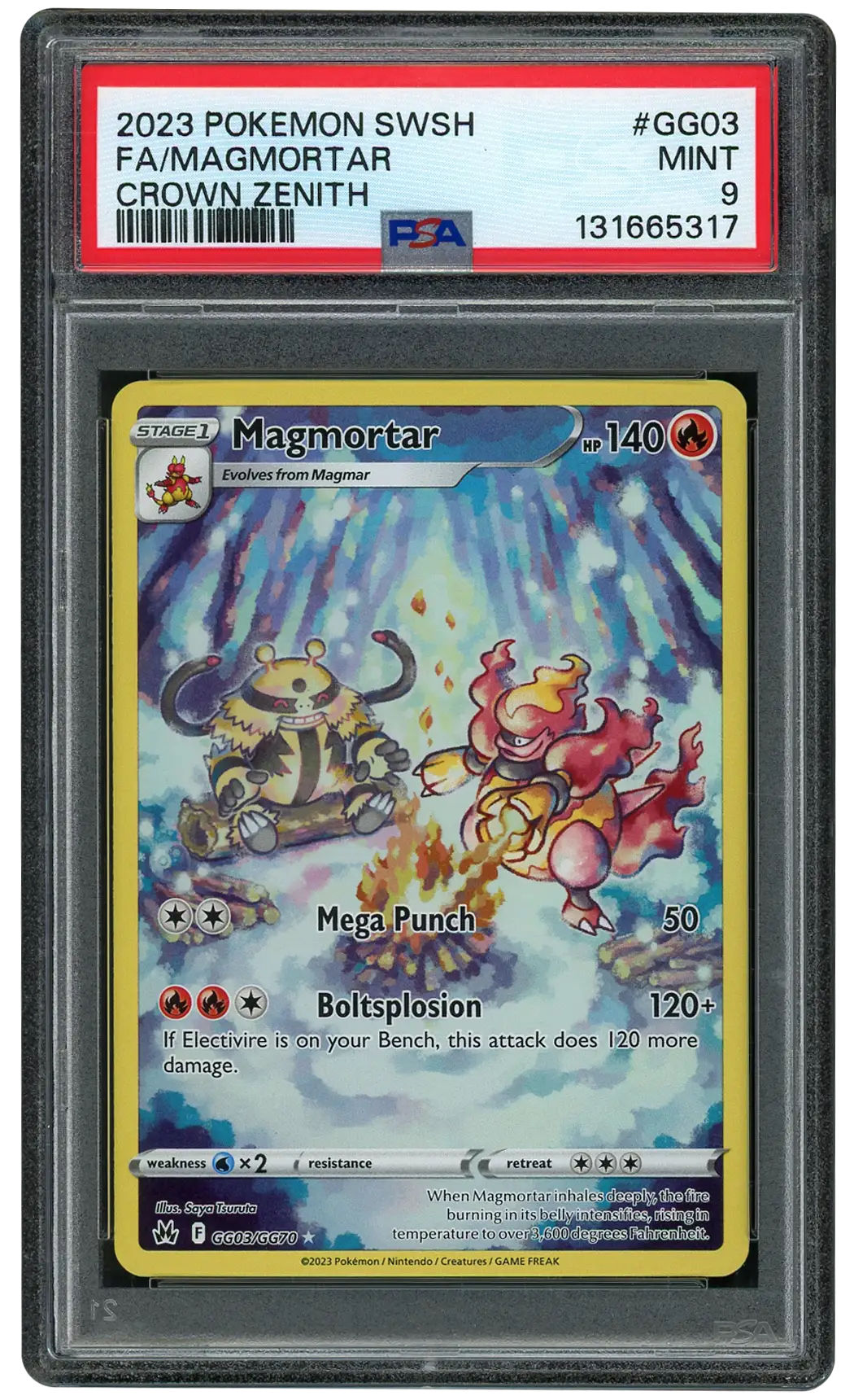 2023 Crown Zenith Magmortar #GG03 PSA 9