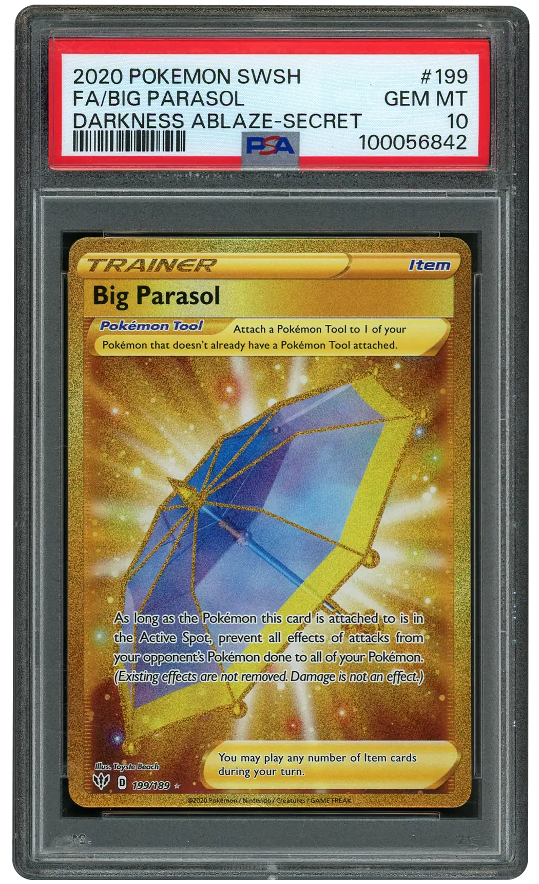 2020 Darkness Ablaze Big Parasol  PSA 10