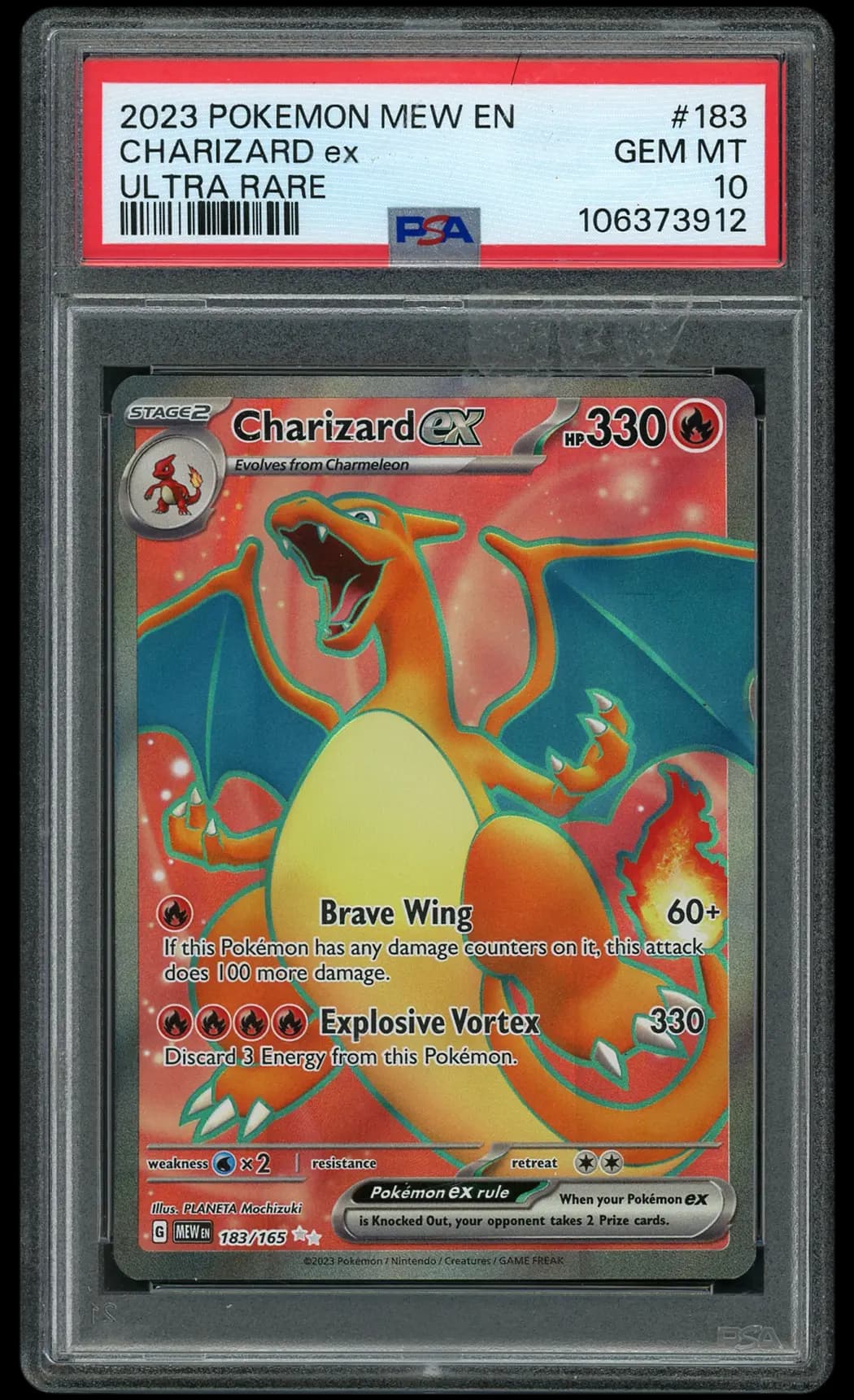 2023 Pokemon 151 Charizard EX  PSA 10