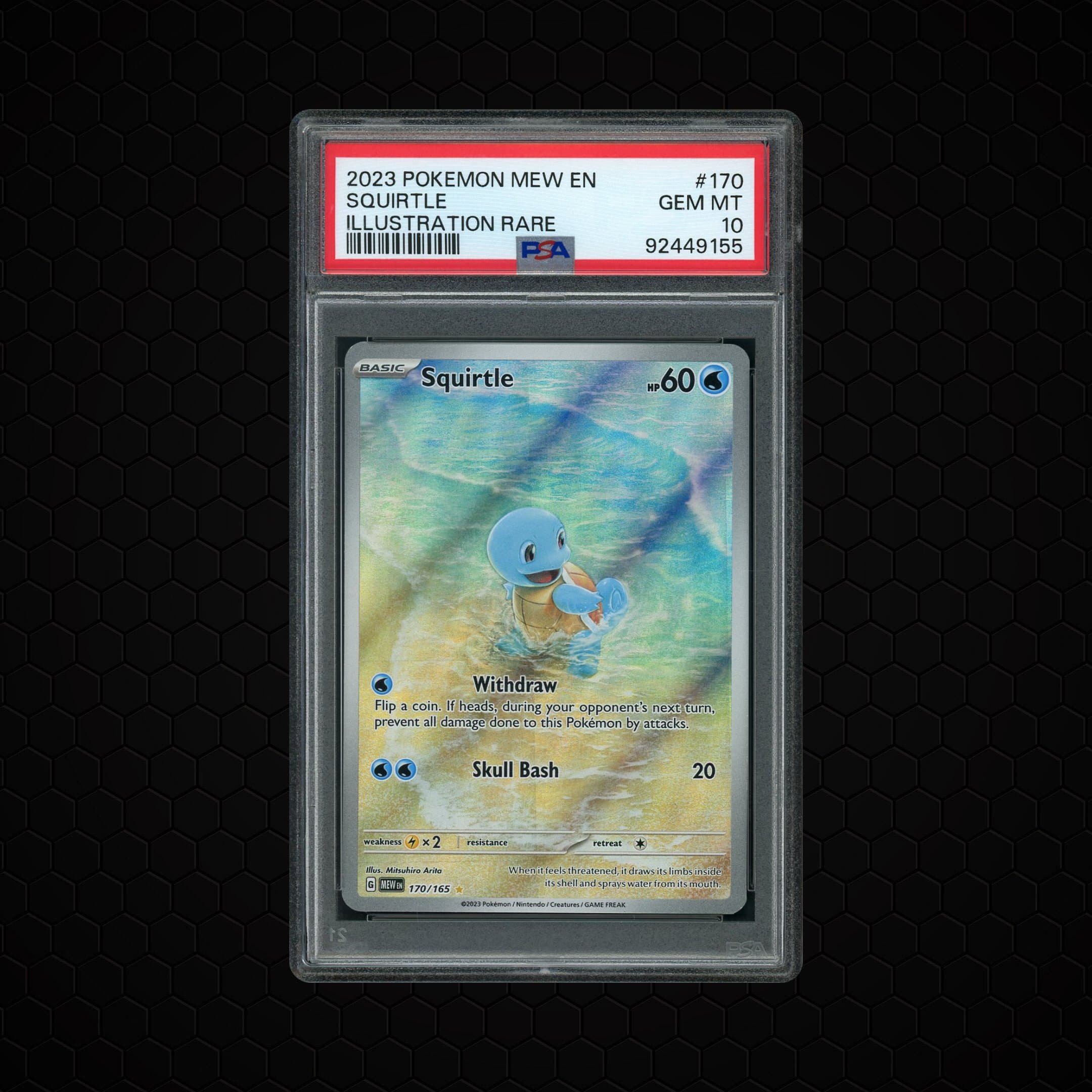 2023 Pokemon 151 Squirtle  PSA 10
