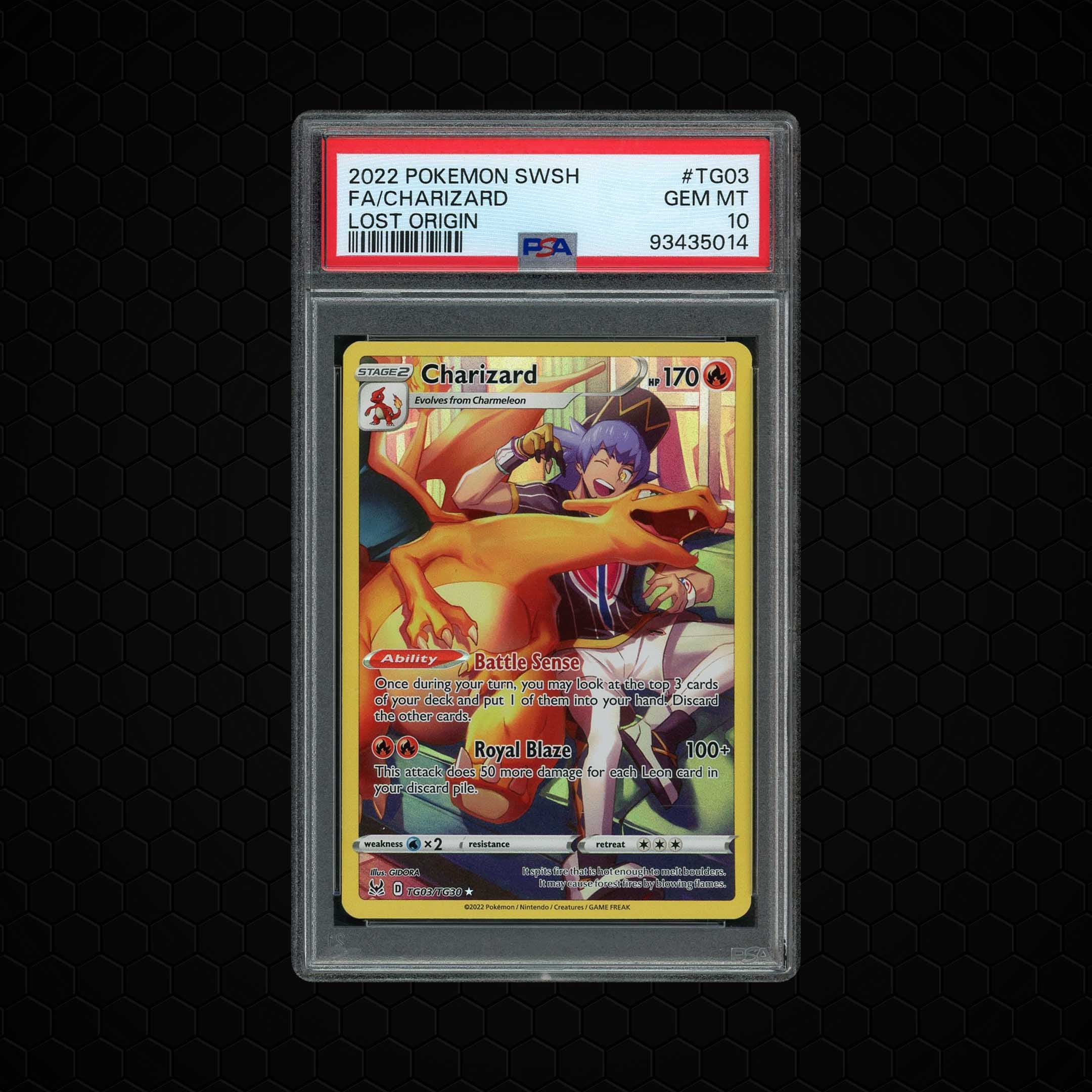 2022 Lost Origin Charizard #TG03 PSA 10