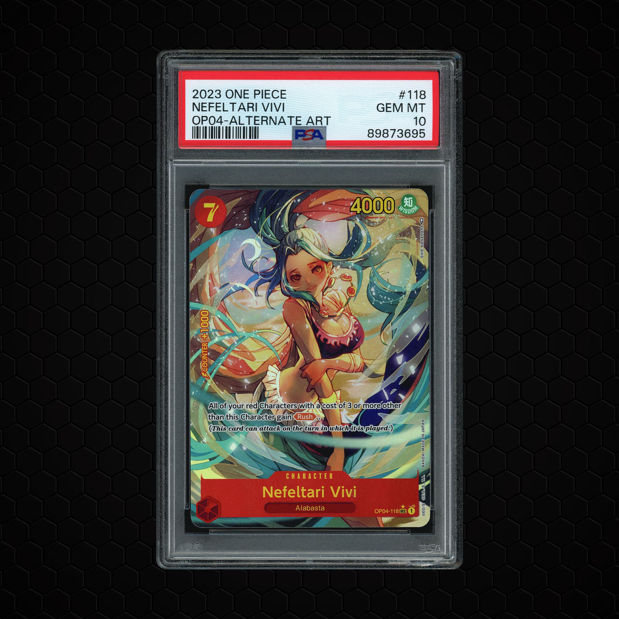 2023 Kingdoms of Intrigue Nefeltari Vivi #OP04-118 PSA 10