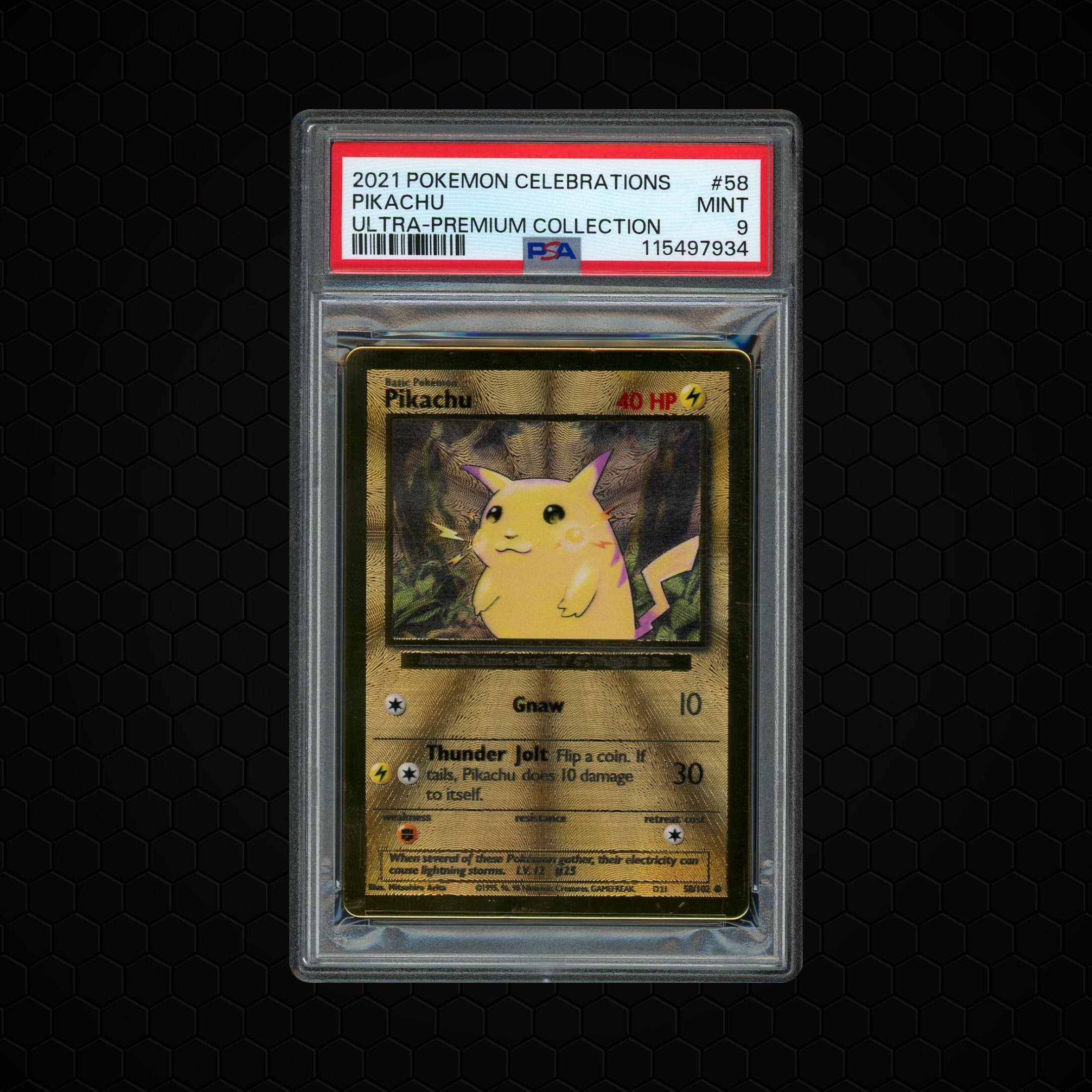 2021 Celebrations Pikachu  PSA 9