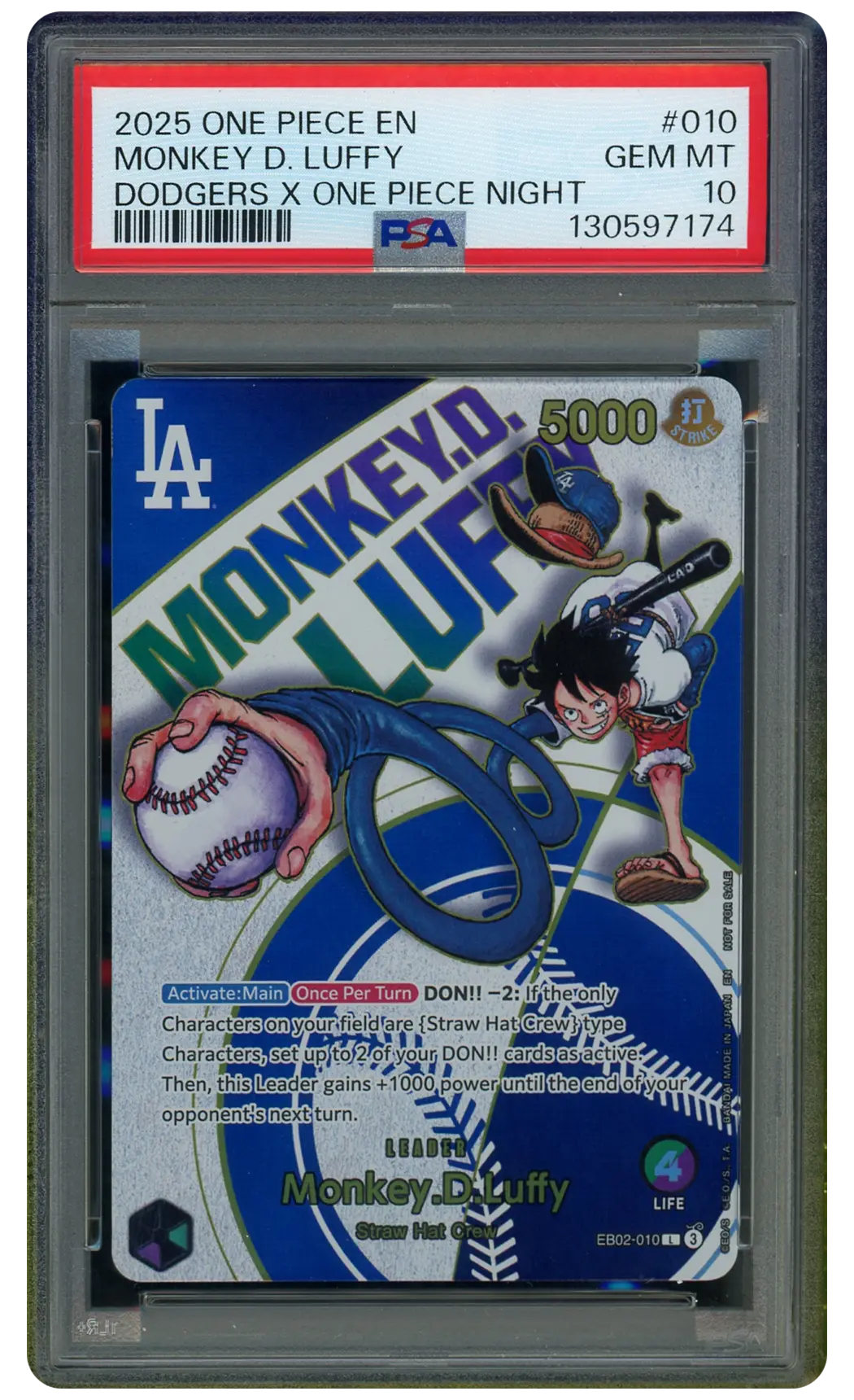 Dodgers X One Piece Night