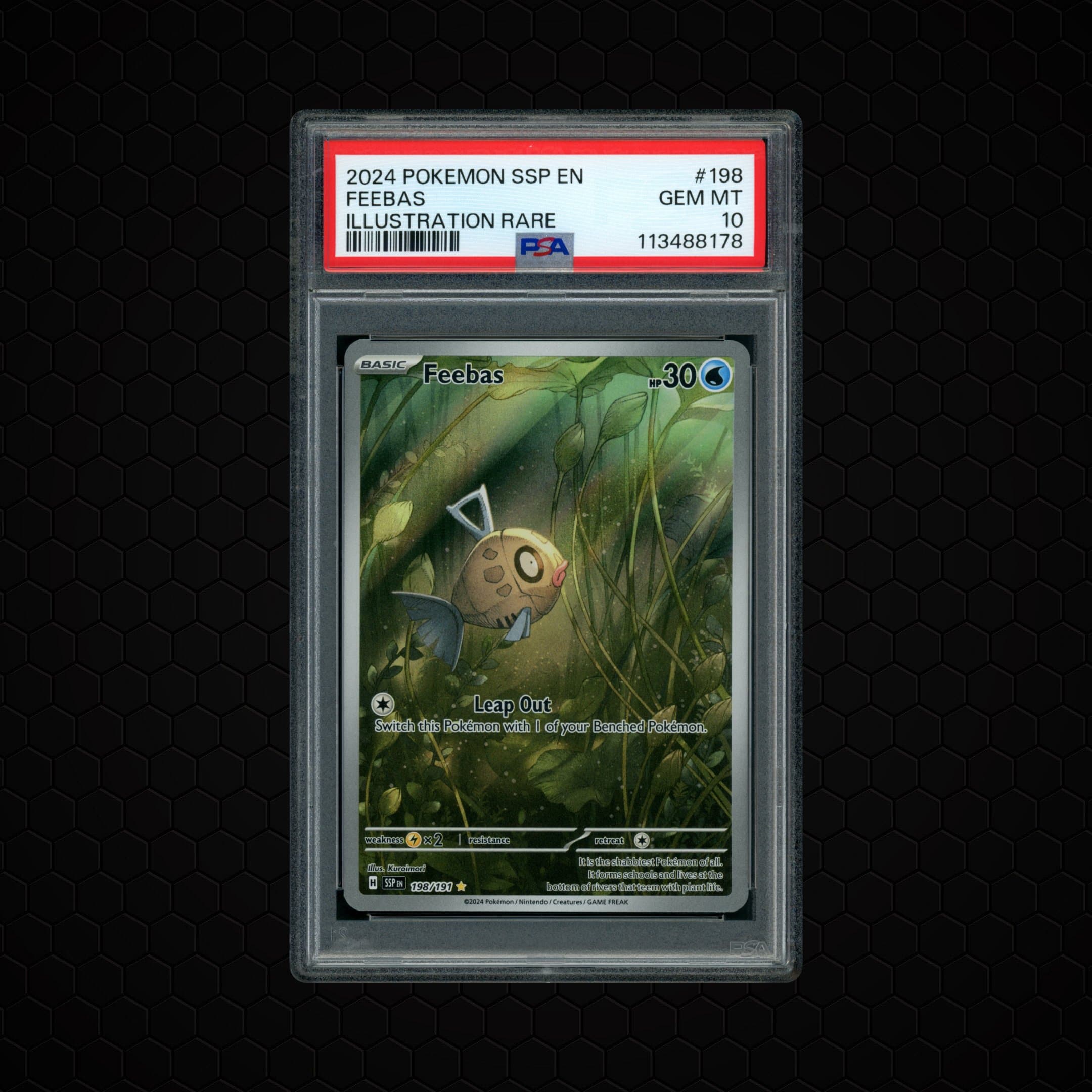 2024 Surging Sparks Feebas  PSA 10