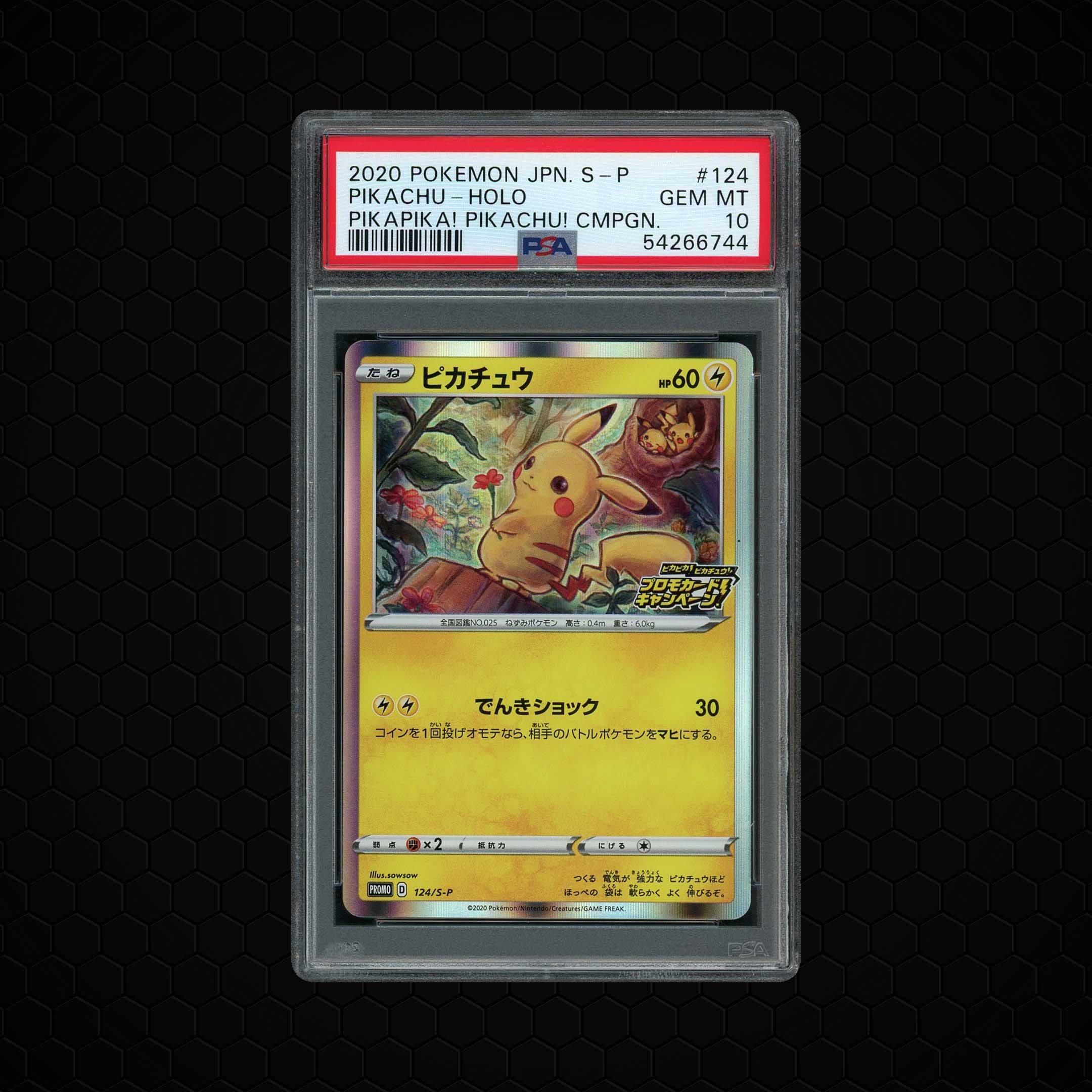 2020 Japanese Promo Pikachu  PSA 10