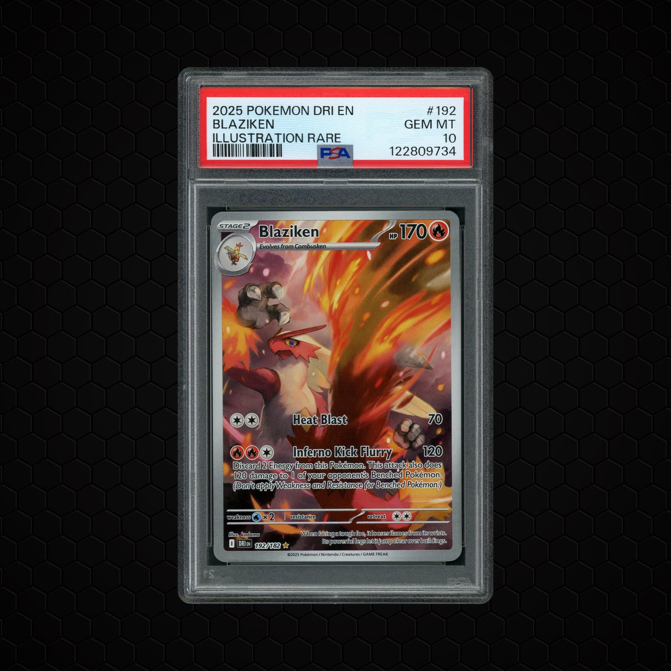2025 Destined Rivals Blaziken  PSA 10