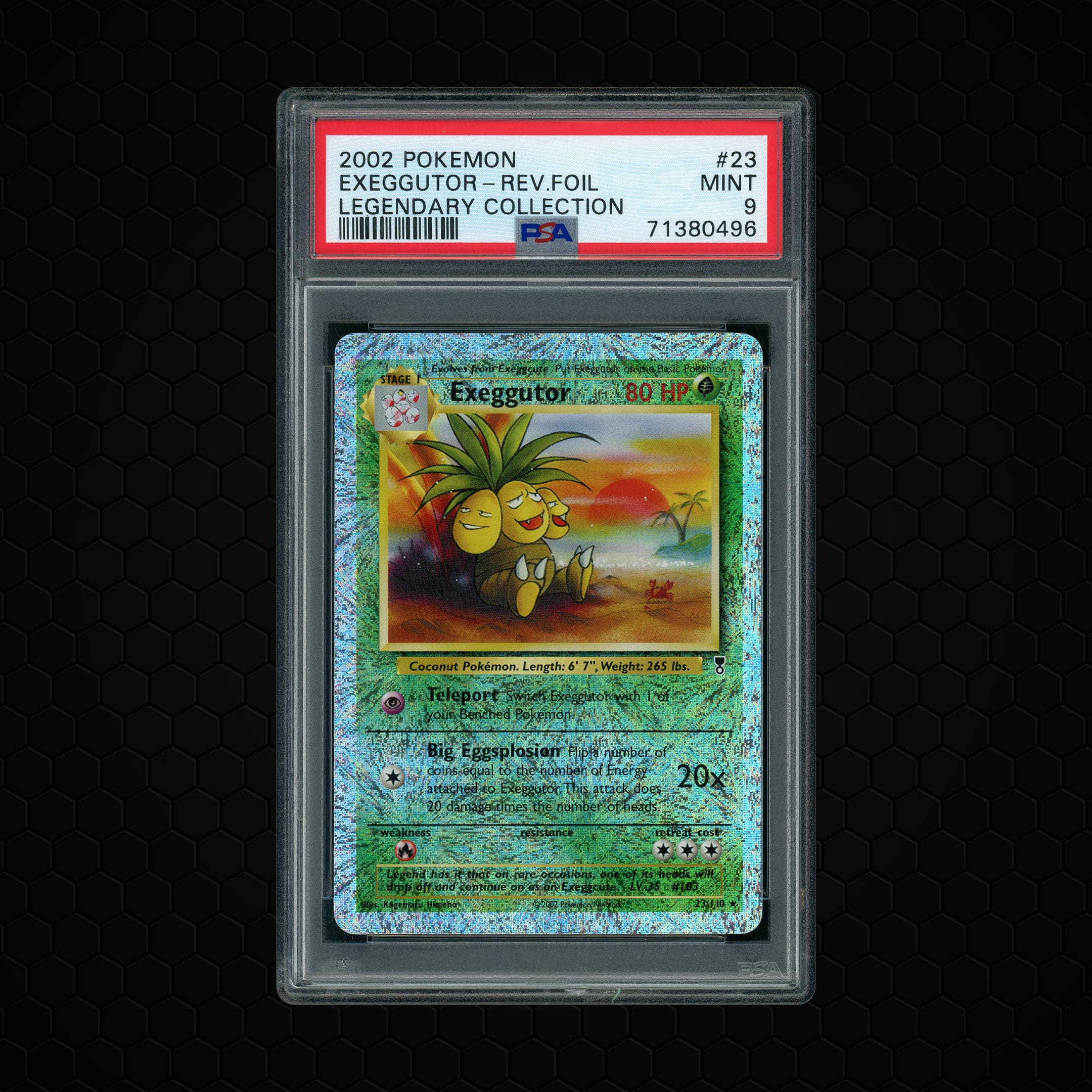 2002 Legendary Collection Exeggutor  PSA 9