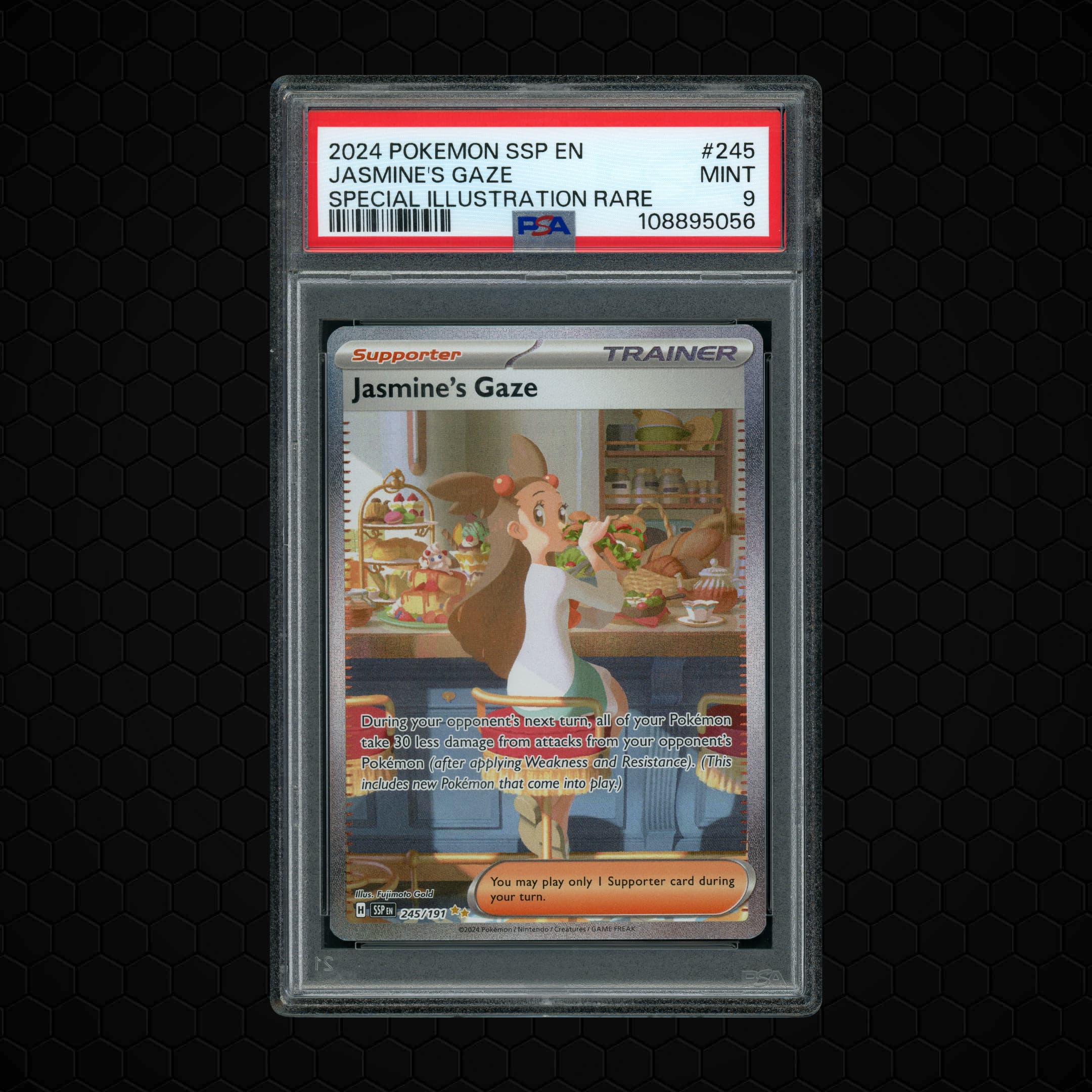 2024 Surging Sparks Jasmine's Gaze  PSA 9