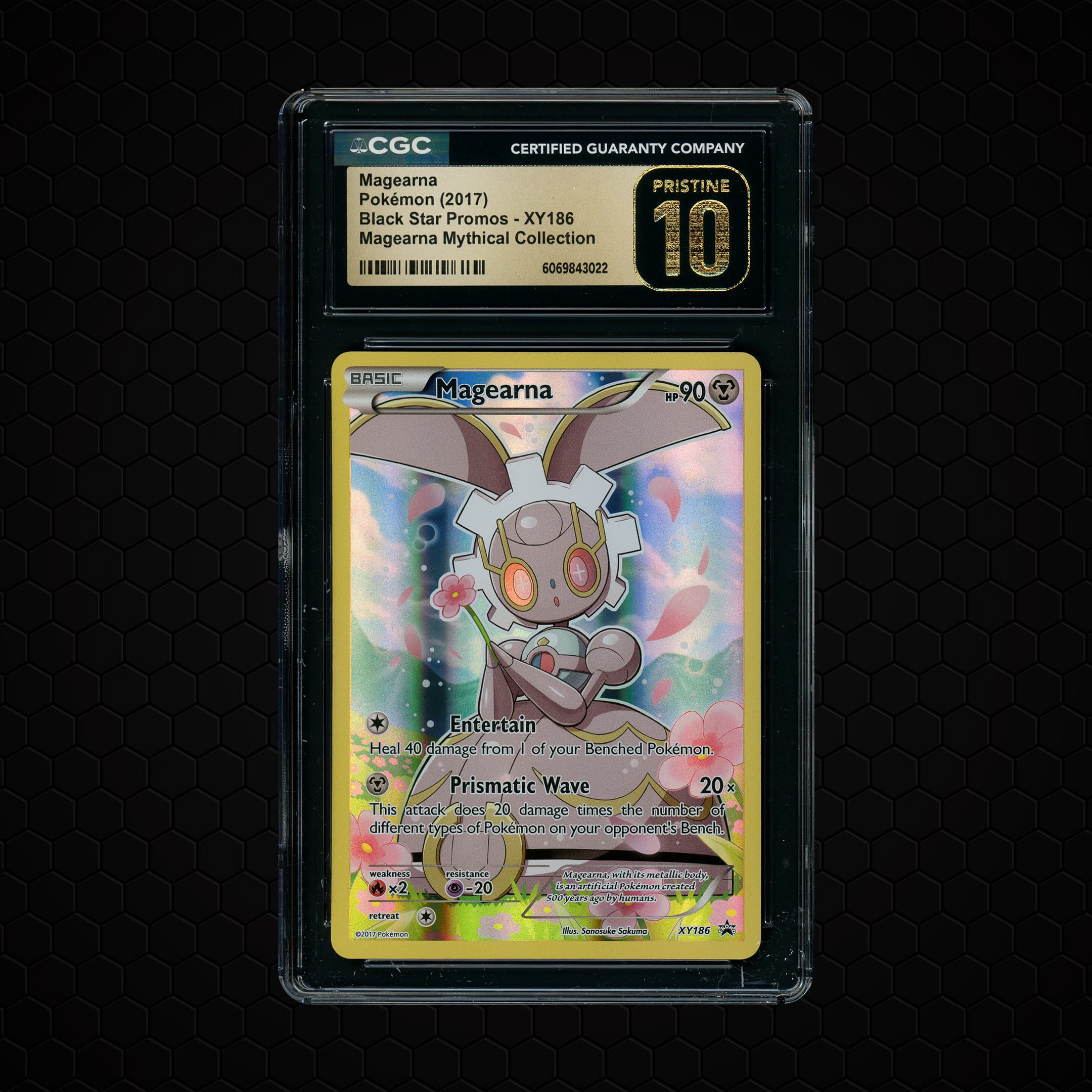 2017 Black Star Promo Magearna #XY186 CGC 10
