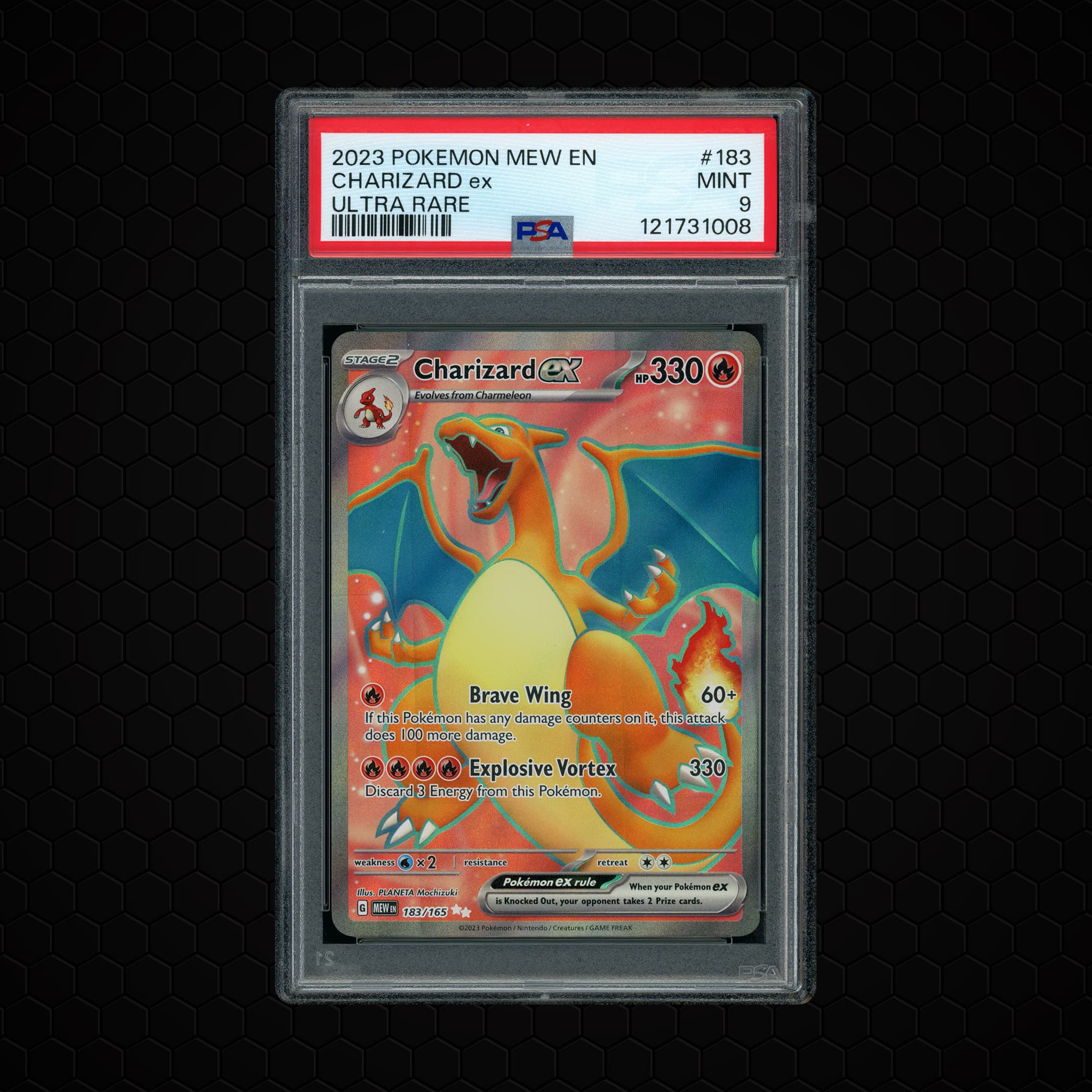 2023 Pokemon 151 Charizard EX  PSA 9