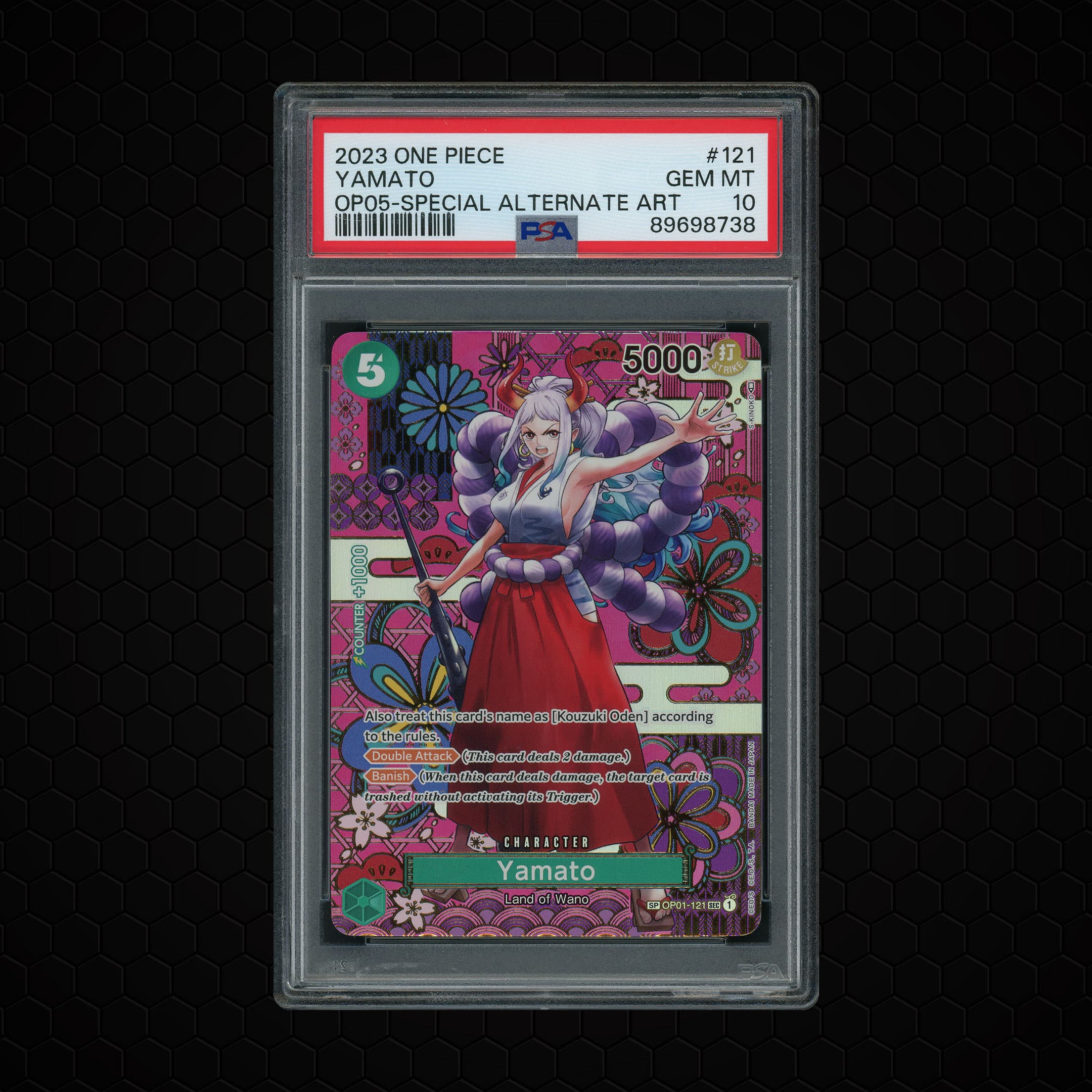 2023 Awakening of the New Era Yamato #OP01-121 PSA 10