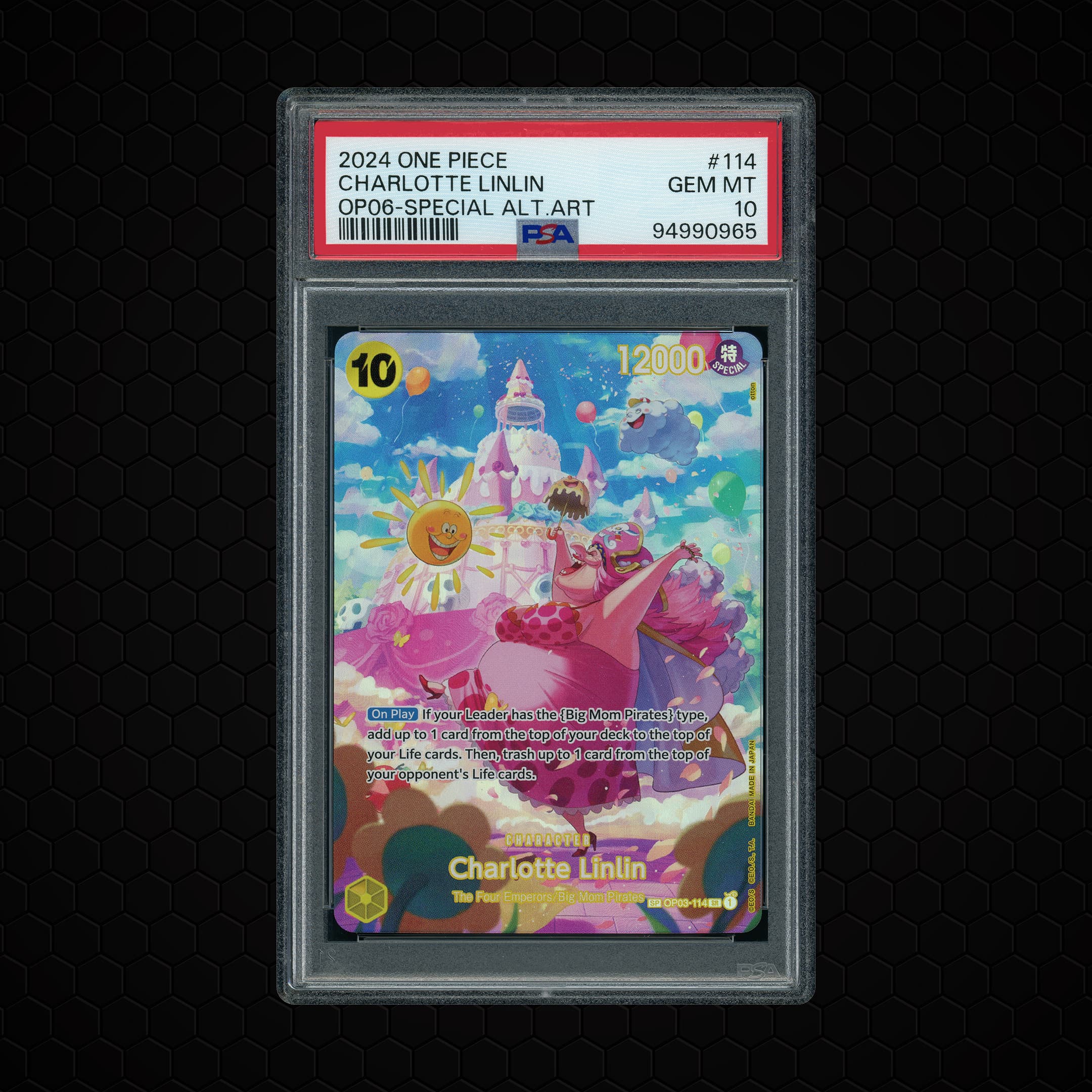 2024 Wings of the Captain Charlotte Linlin #OP03-114 PSA 10