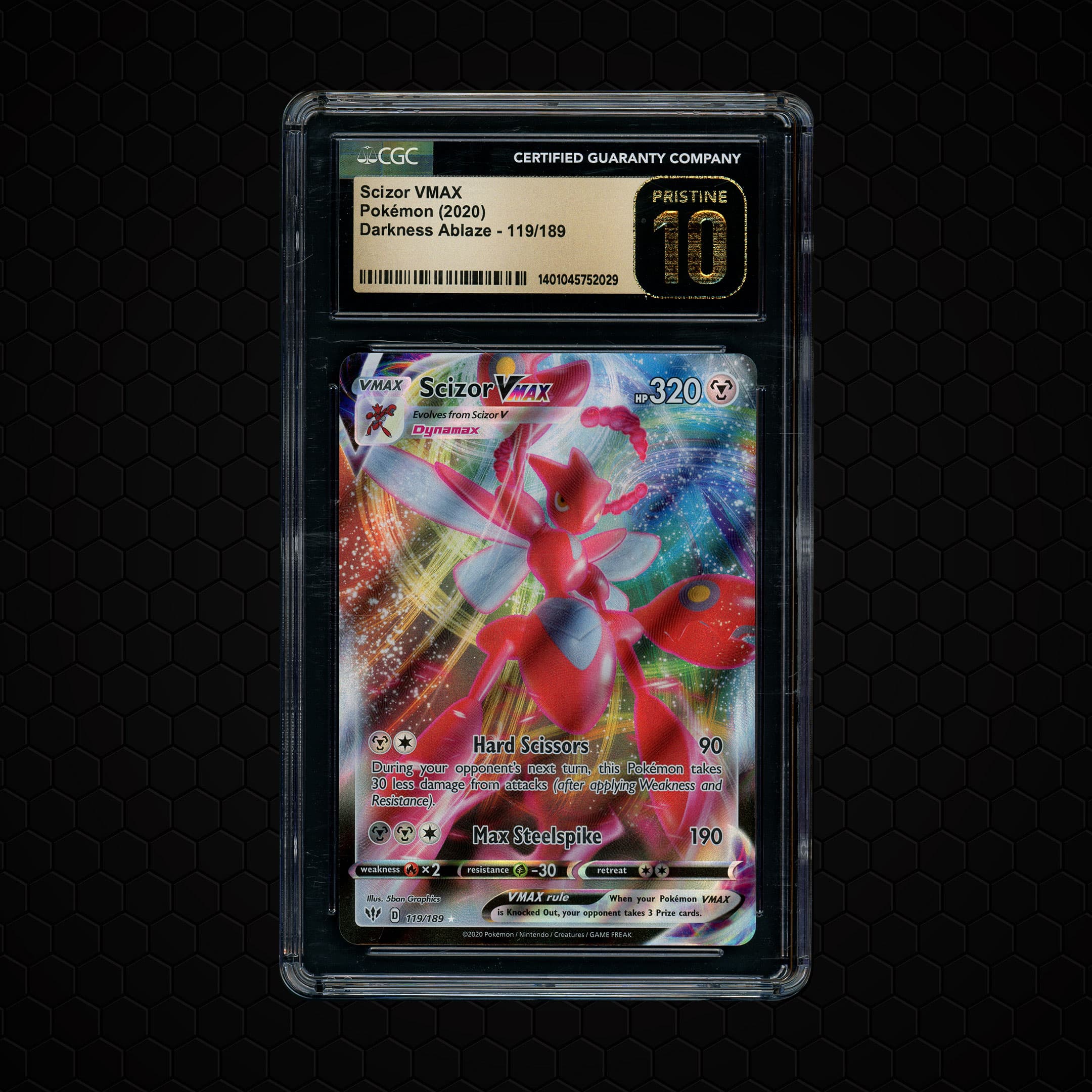 2020 Darkness Ablaze Scizor VMAX  CGC 10