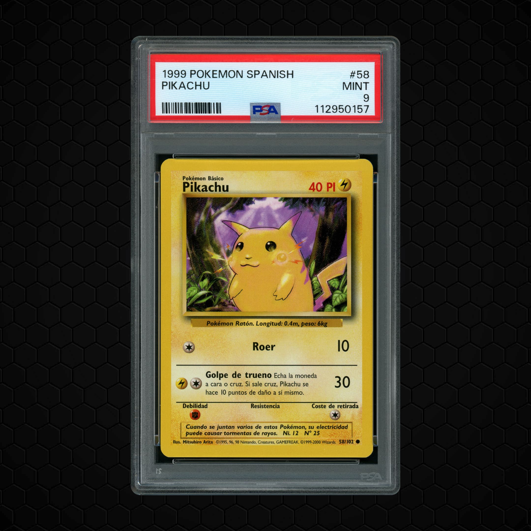1999 Spanish Pikachu  PSA 9