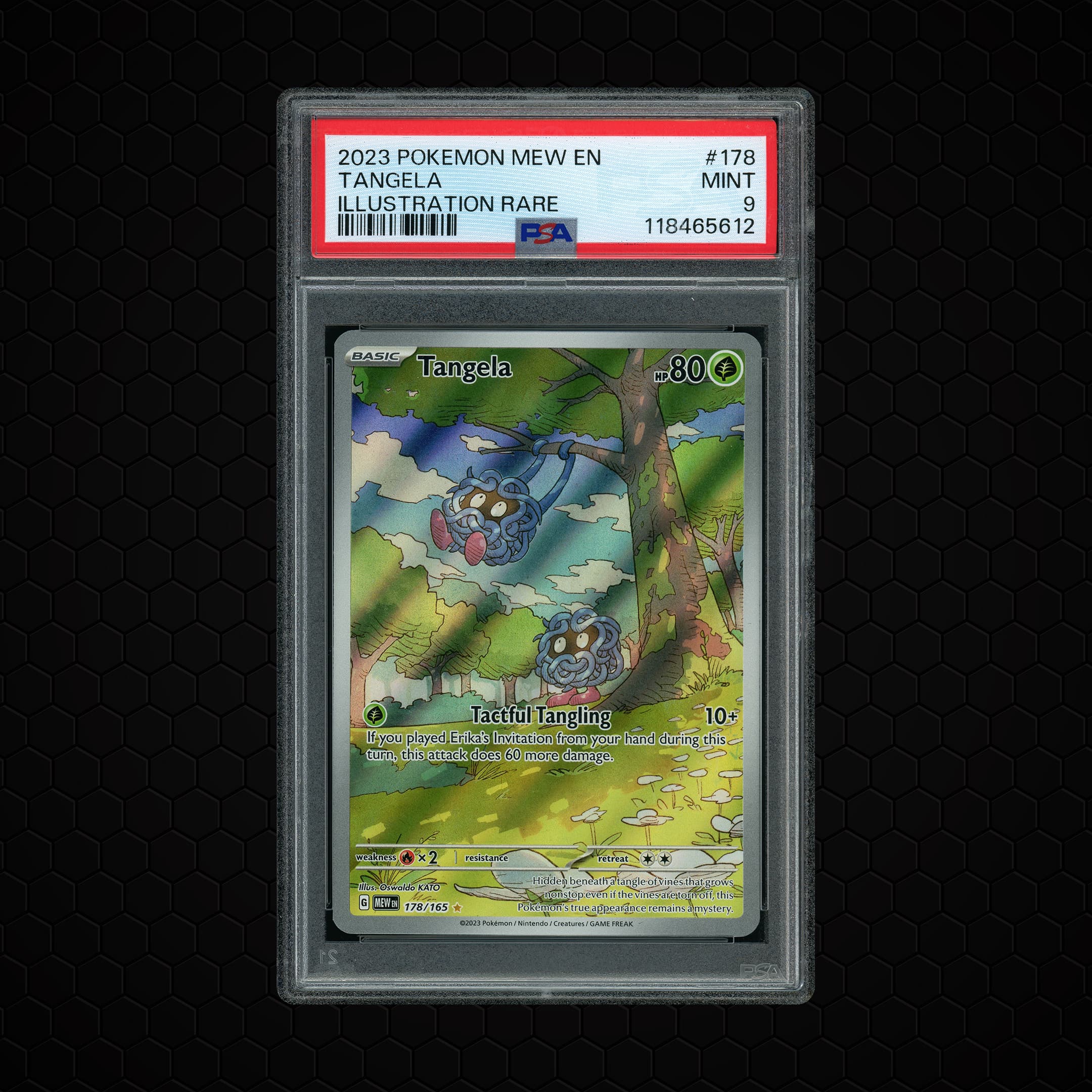 2023 Pokemon 151 Tangela  PSA 9