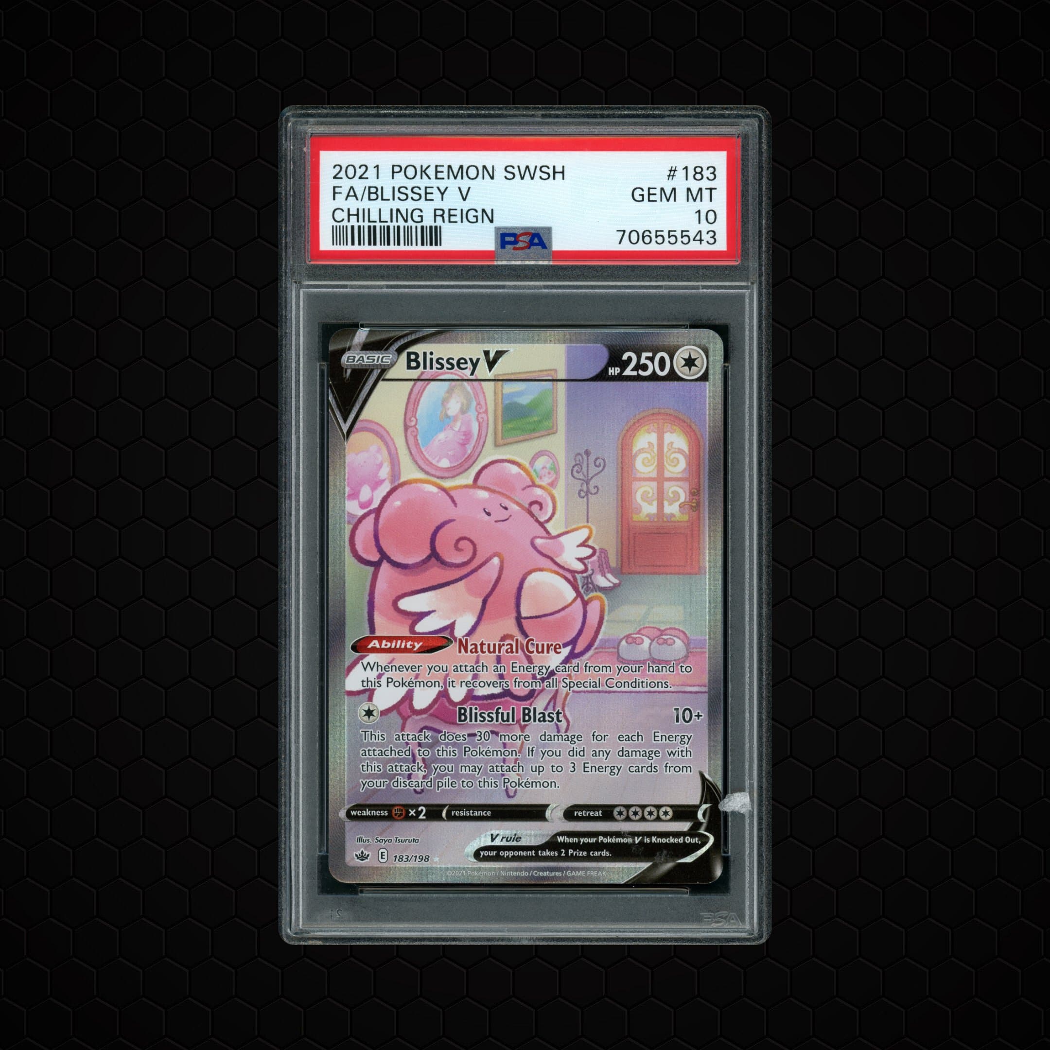 2021 Chilling Reign Blissey V  PSA 10