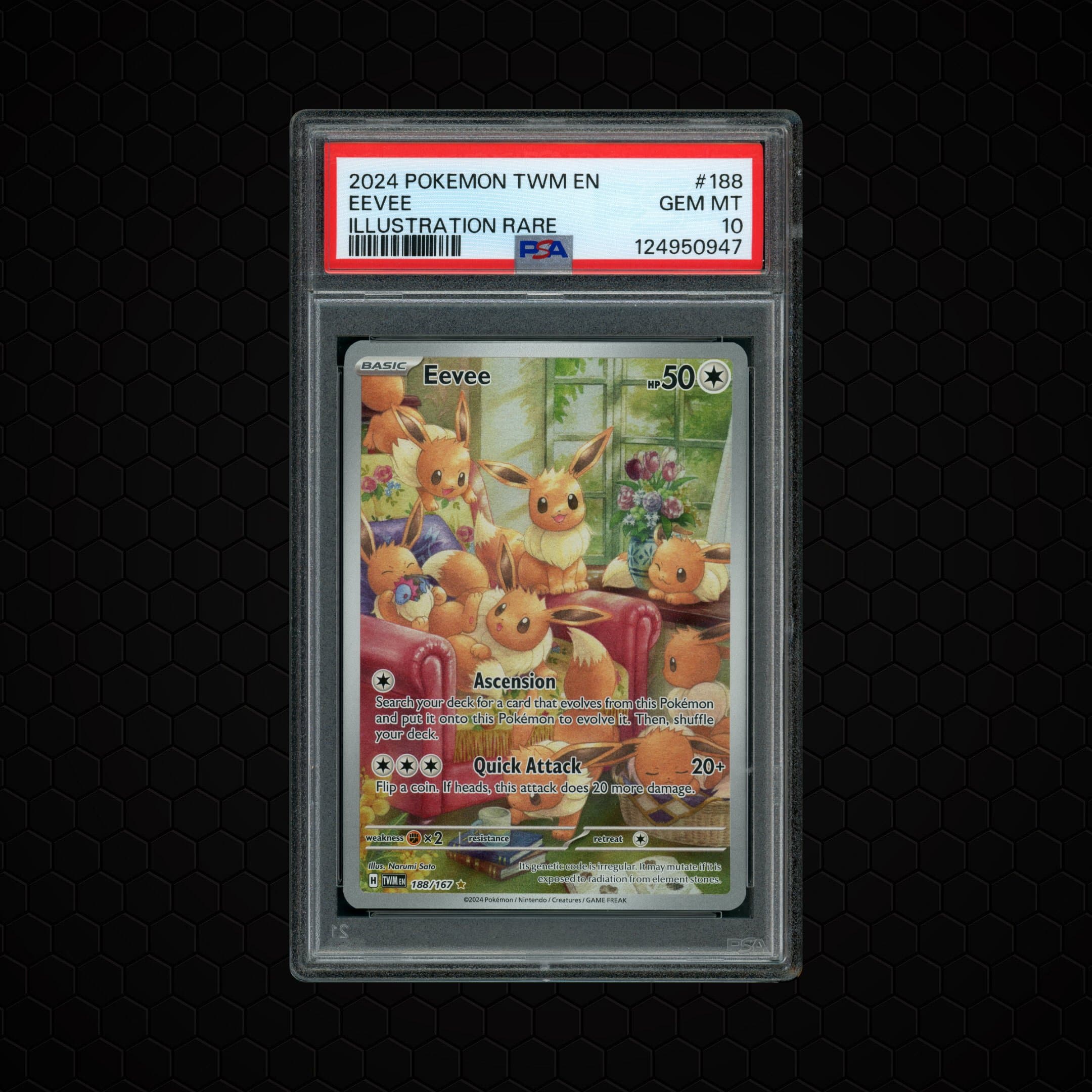 2024 Twilight Masquerade Eeevee  PSA 10