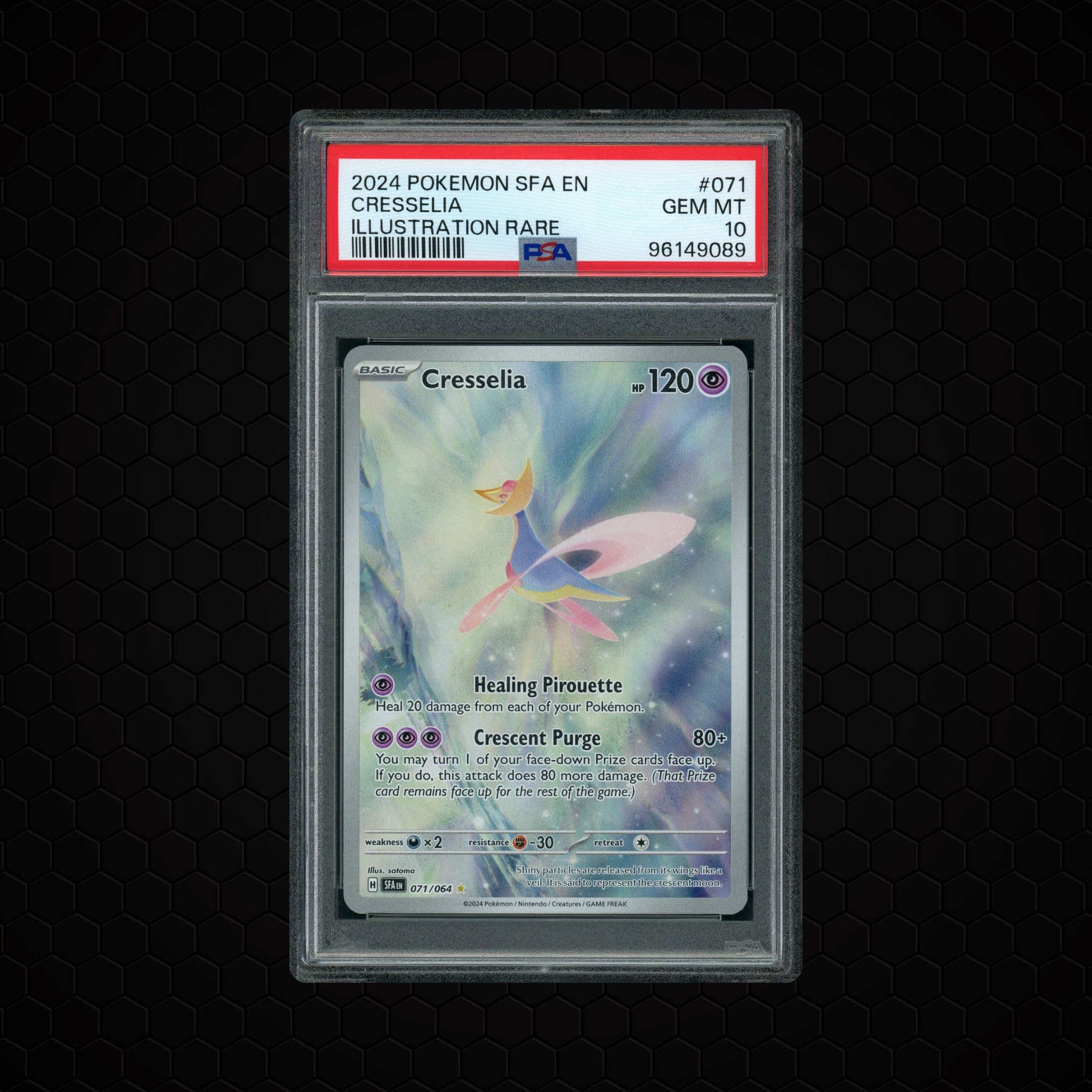 2024 Shrouded Fable Cresselia  PSA 10