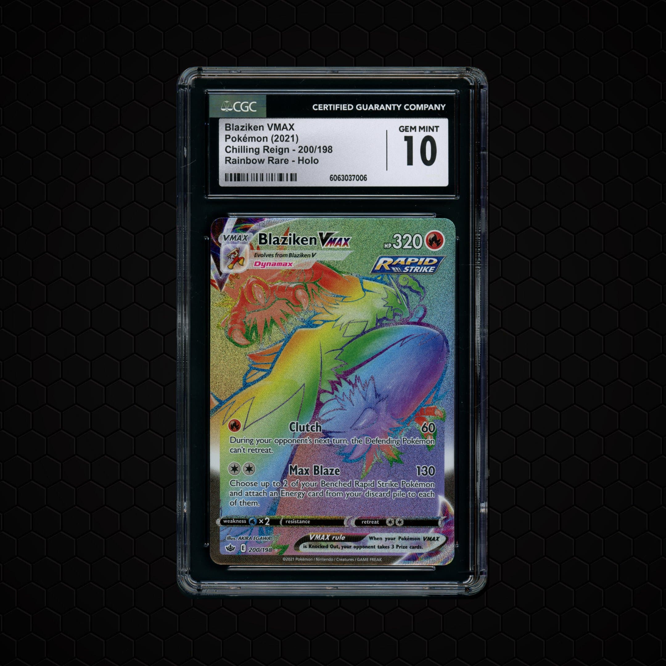 2021 Chilling Reign Blaziken VMAX  CGC 10