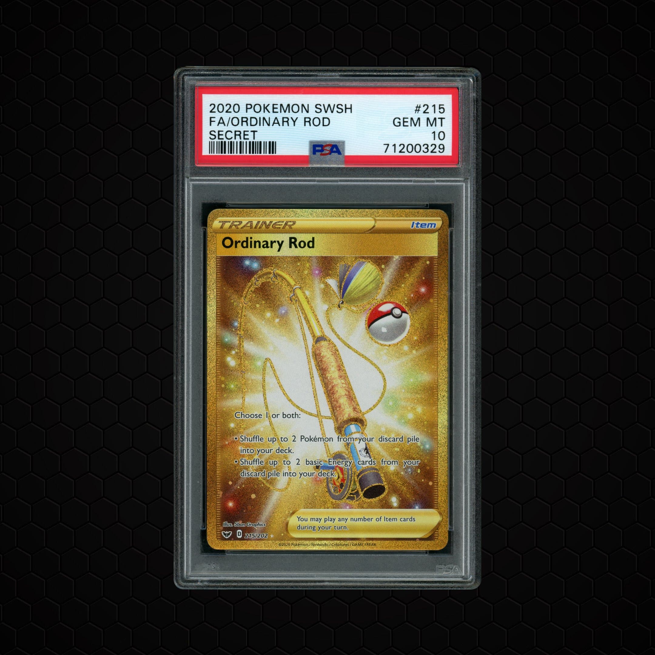 2020 Sword & Shield Ordinary Rod  PSA 10