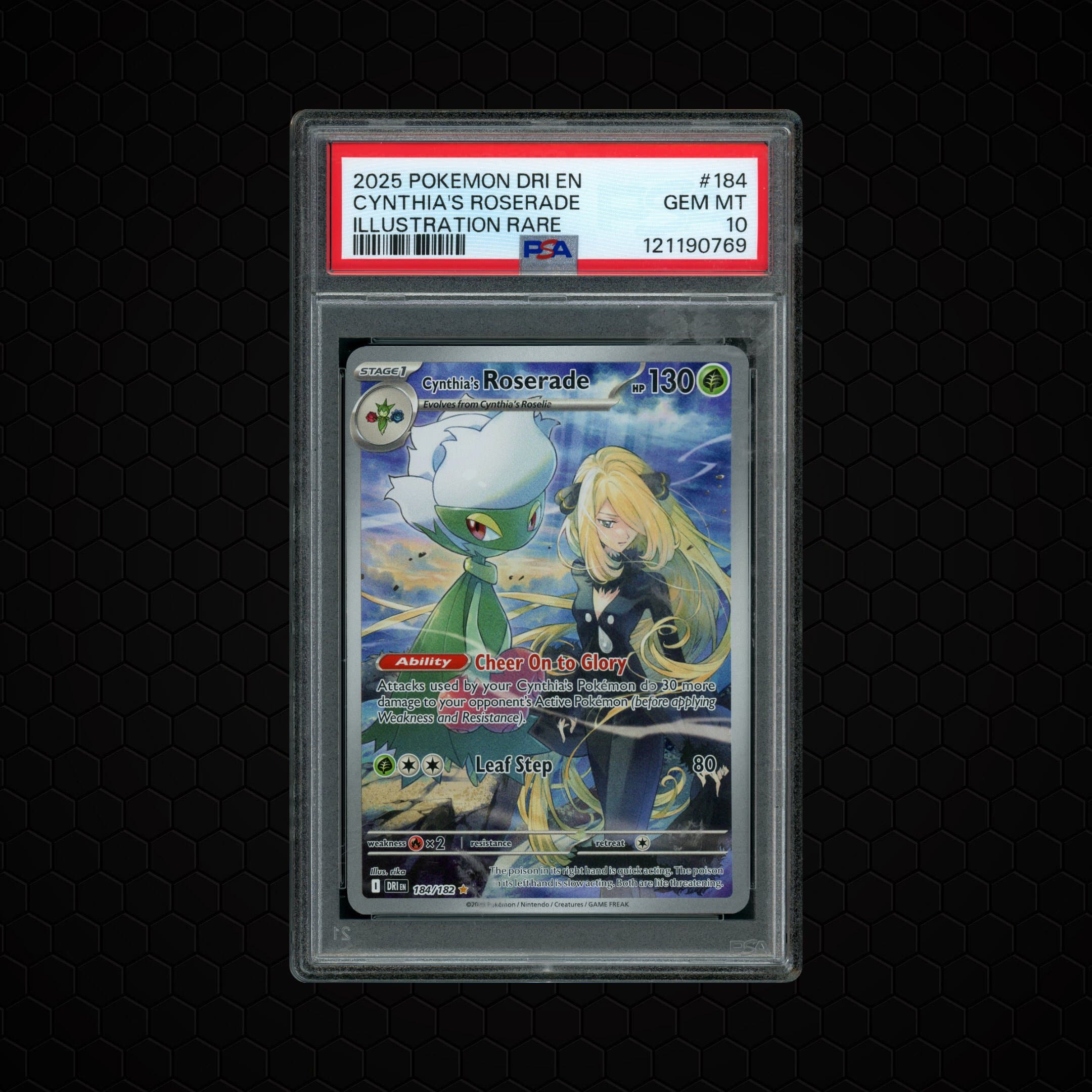 2025 Destined Rivals Cynthia's Roserade  PSA 10