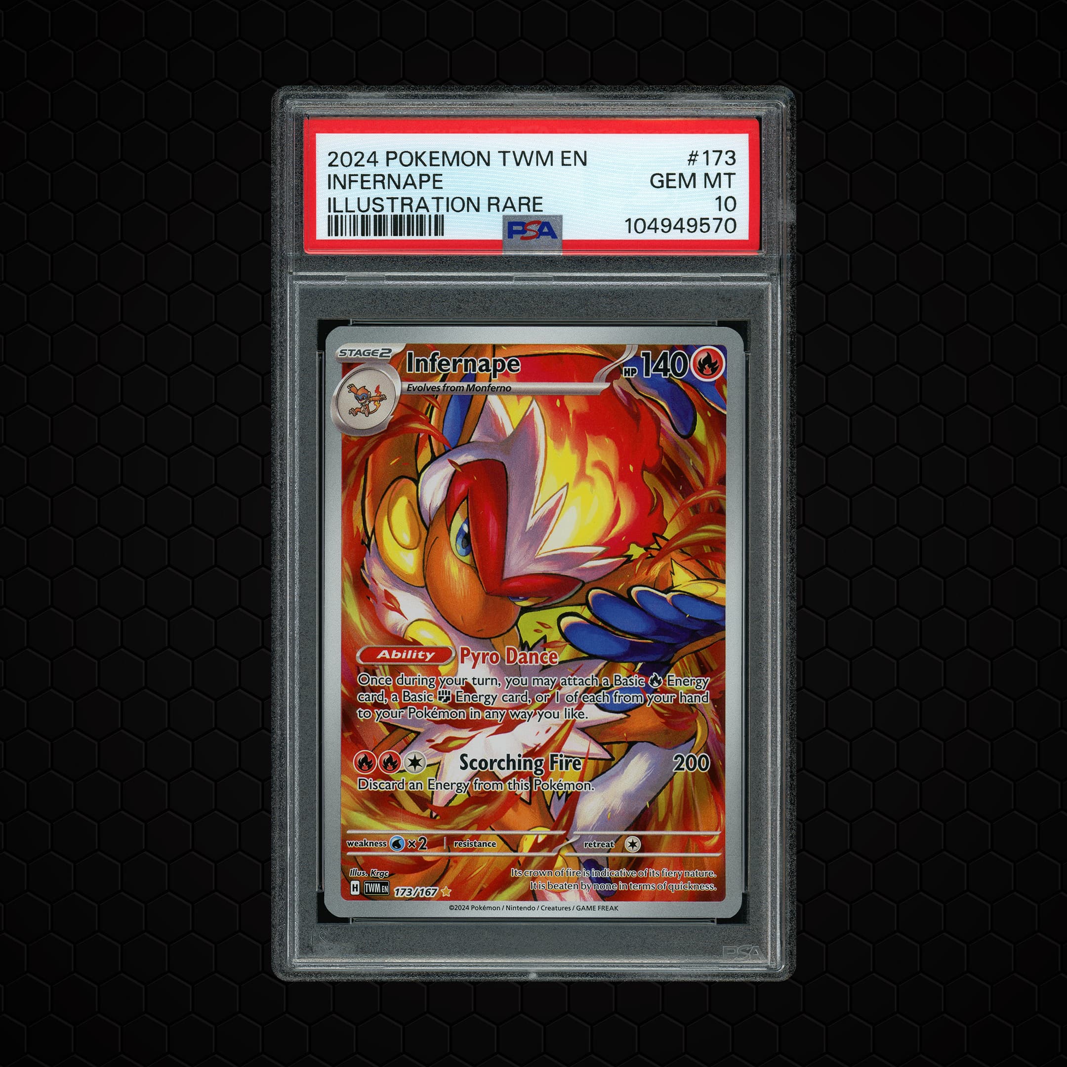 2024 Twilight Masquerade Infernape  PSA 10