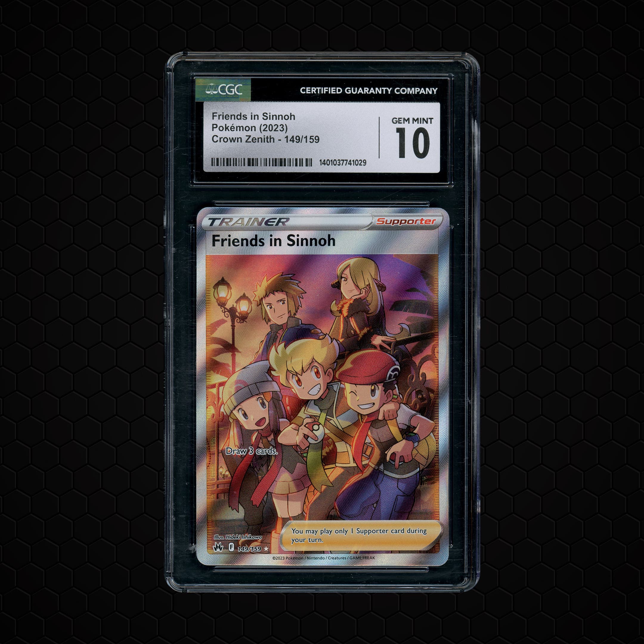 2023 Crown Zenith Friends in Sinnoh  CGC 10