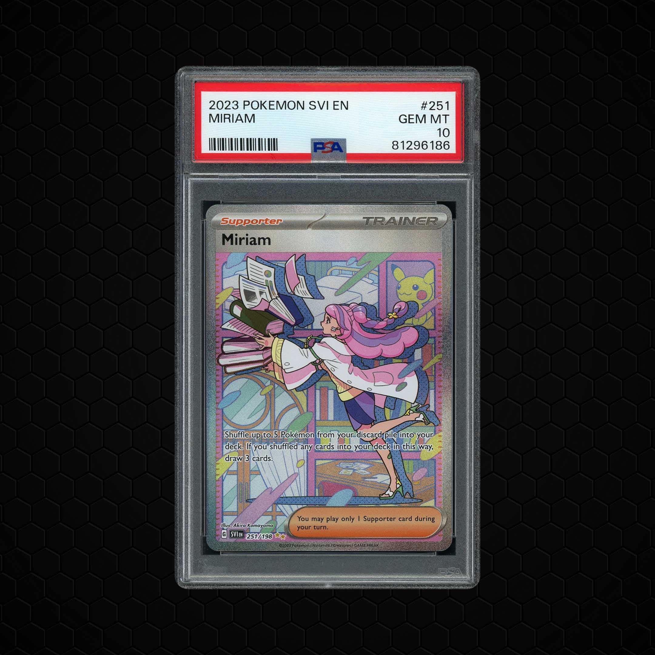 2023 Pokemon 151 Miriam  PSA 10