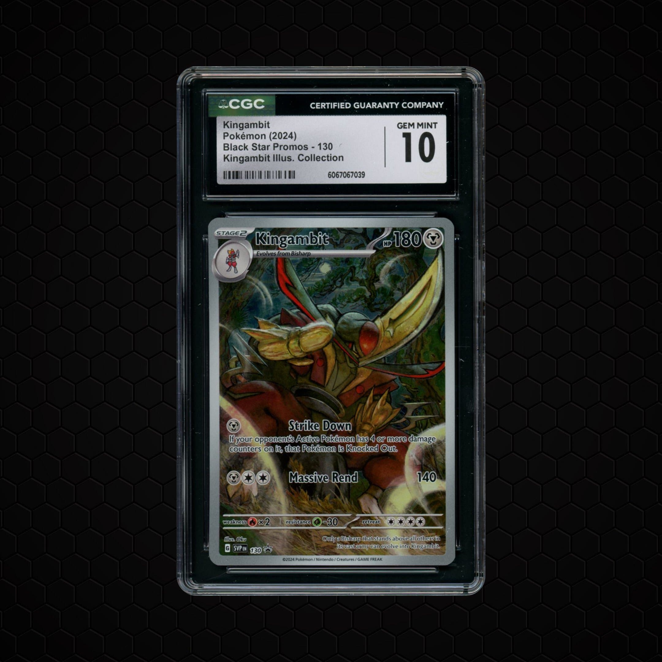 2024 Black Star Promo Kingambit  CGC 10