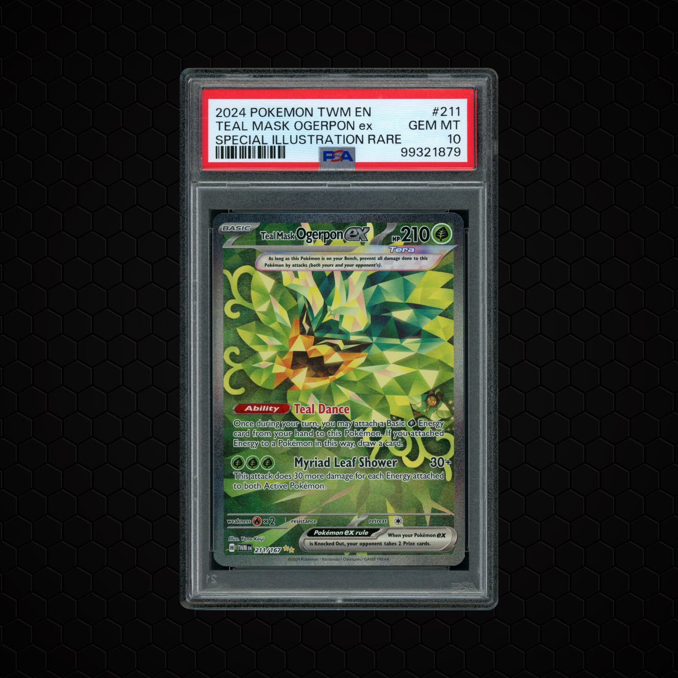 2024 Twilight Masquerade Teal Mask Ogrepon EX  PSA 10