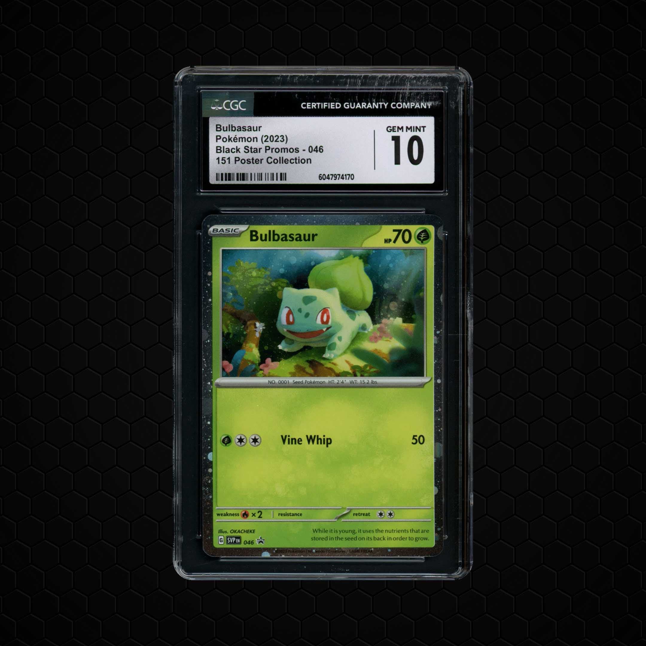 2023 Black Star Promos Bulbasaur  CGC 10