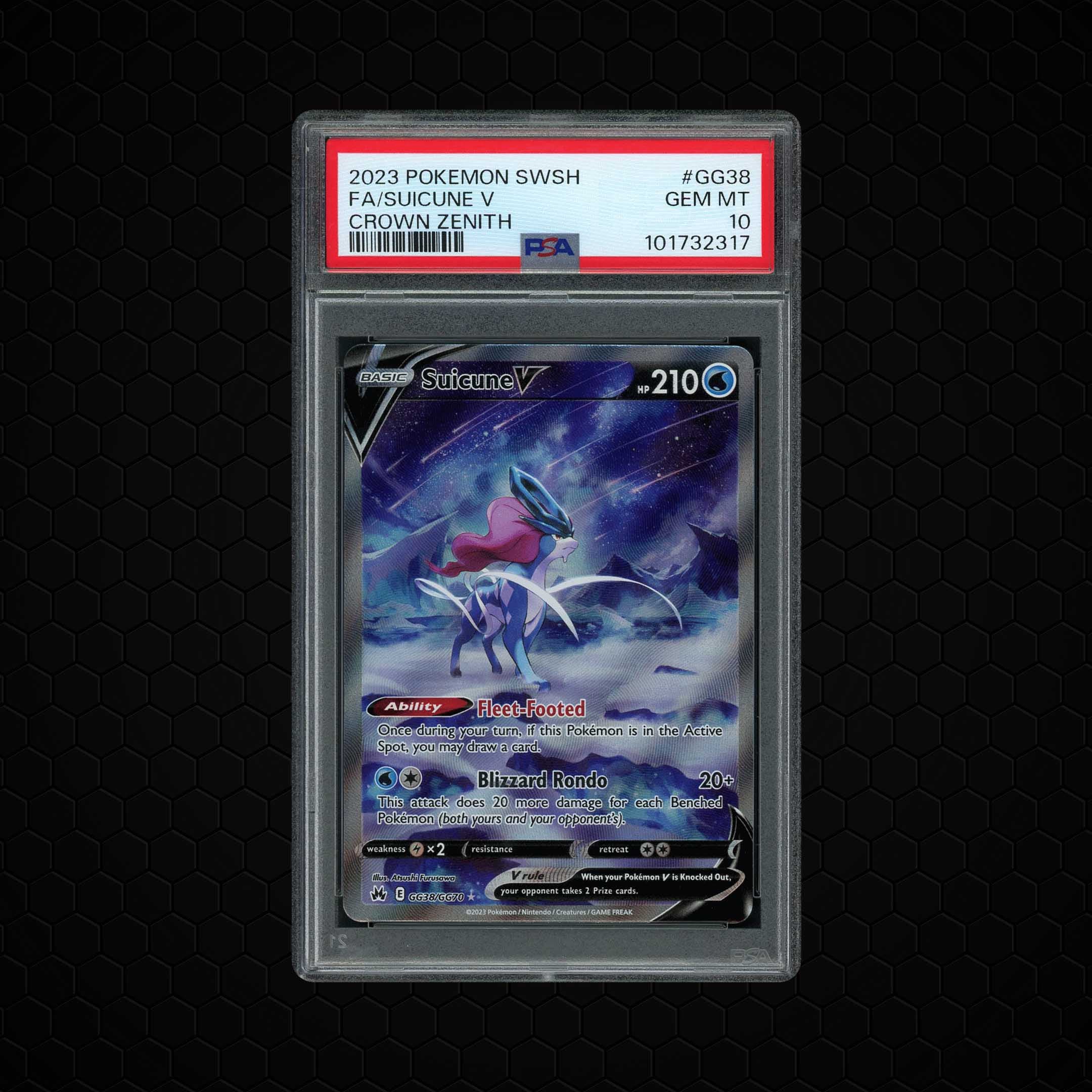 2023 Crown Zenith Suicune V #GG38 PSA 10