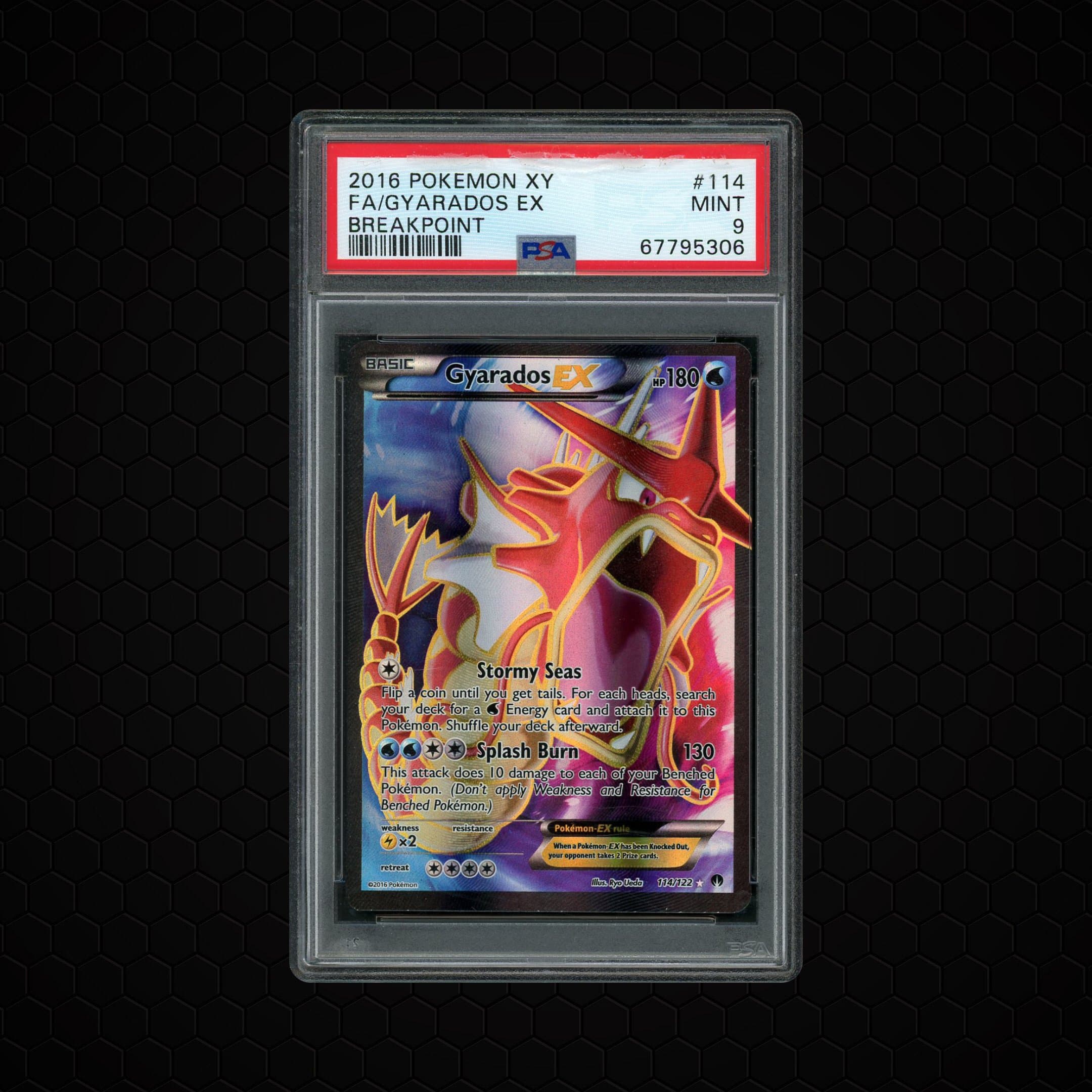 2016 Breakpoint Gyarados EX  PSA 9