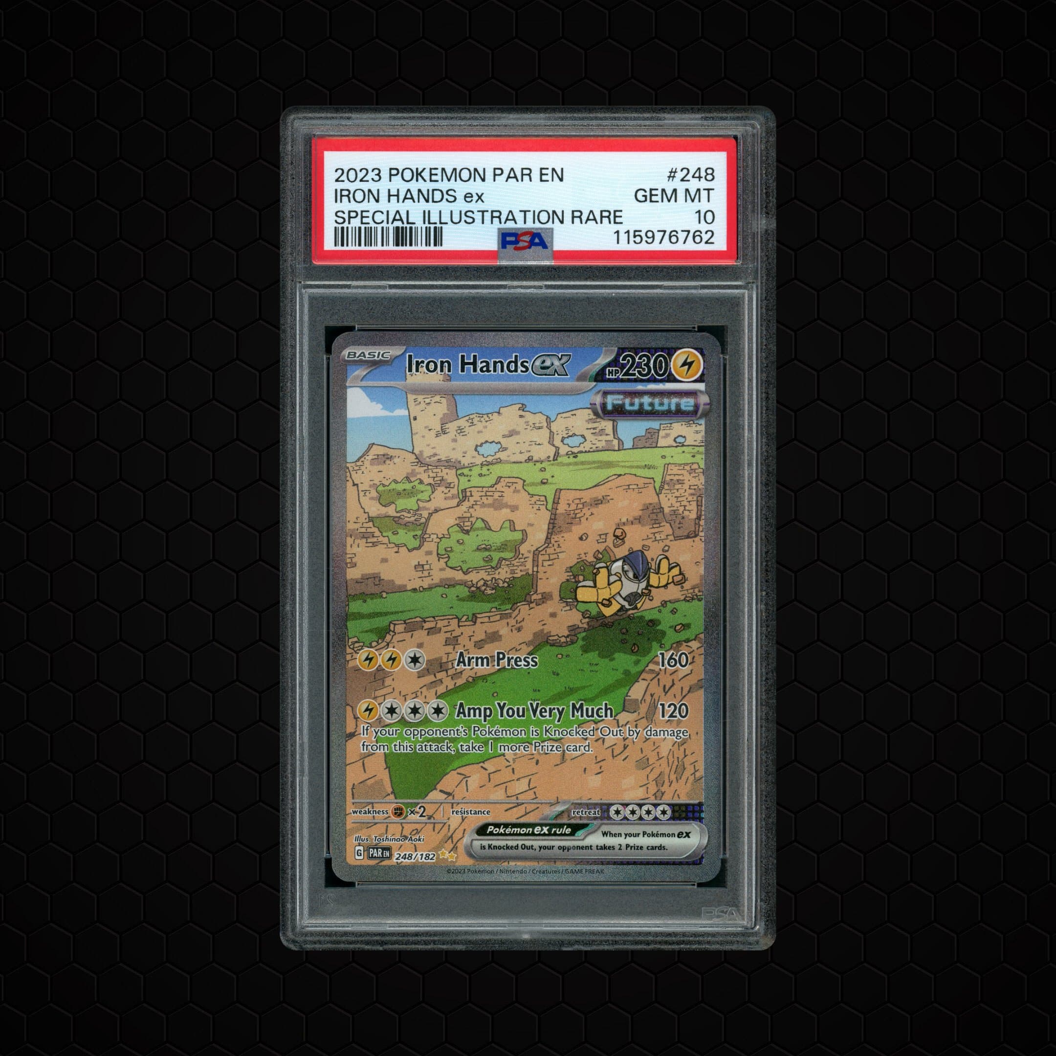 2023 Paradox Rift Iron Hands EX  PSA 10
