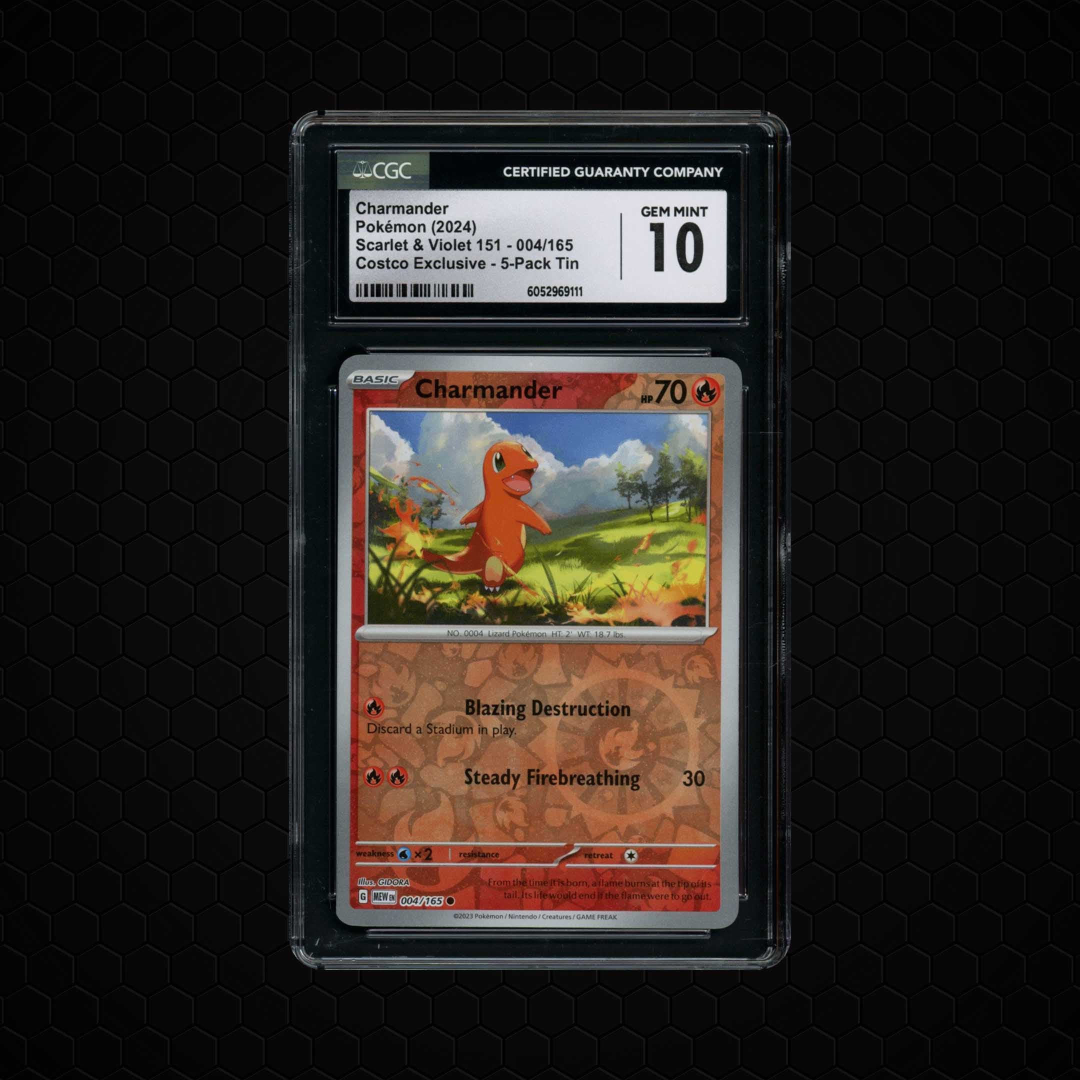 2024 Pokemon 151 Charmander  CGC 10