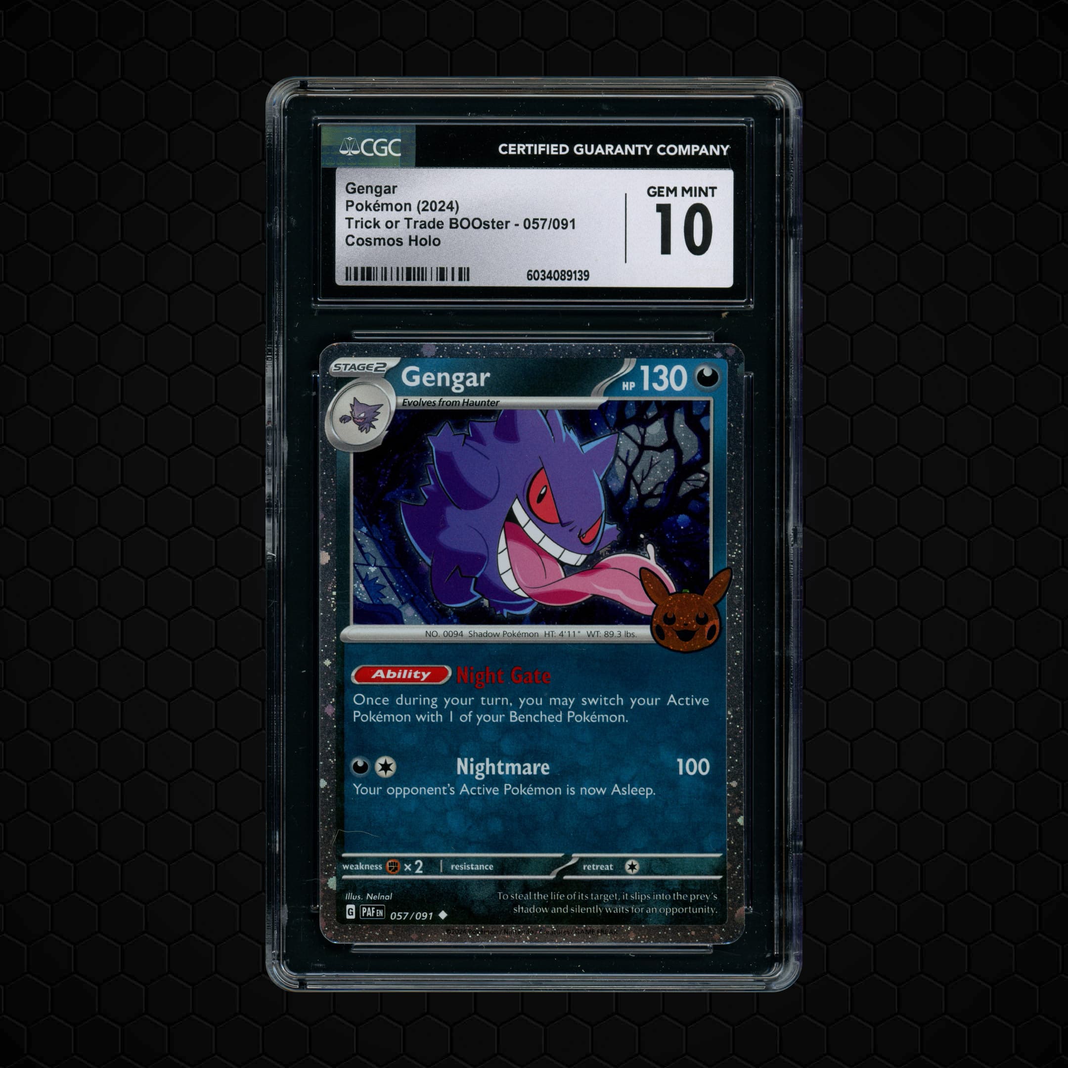 2024 Trick or Trade Booster Gengar  CGC 10