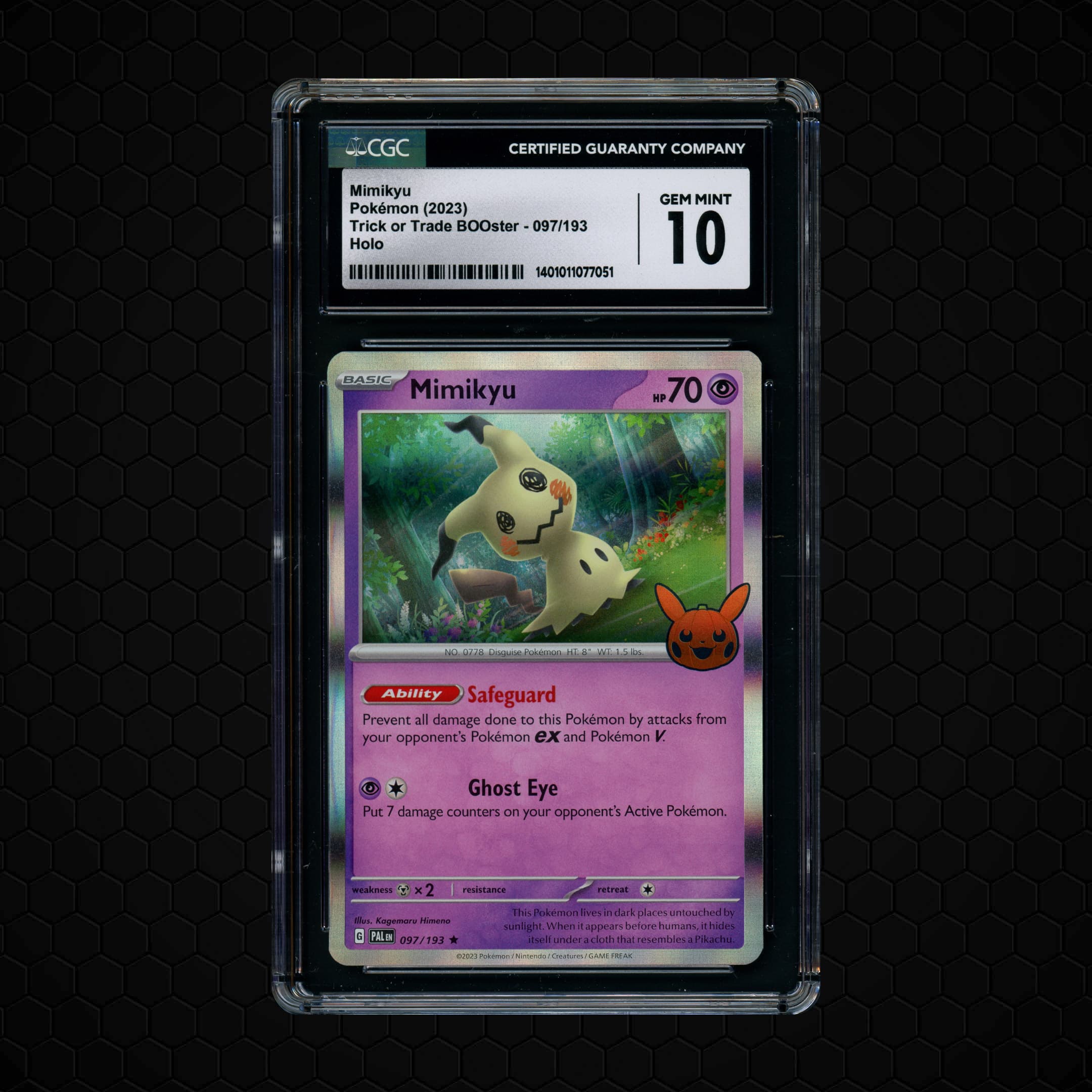 2023 Trick or Trade Booster Mimikyu  CGC 10