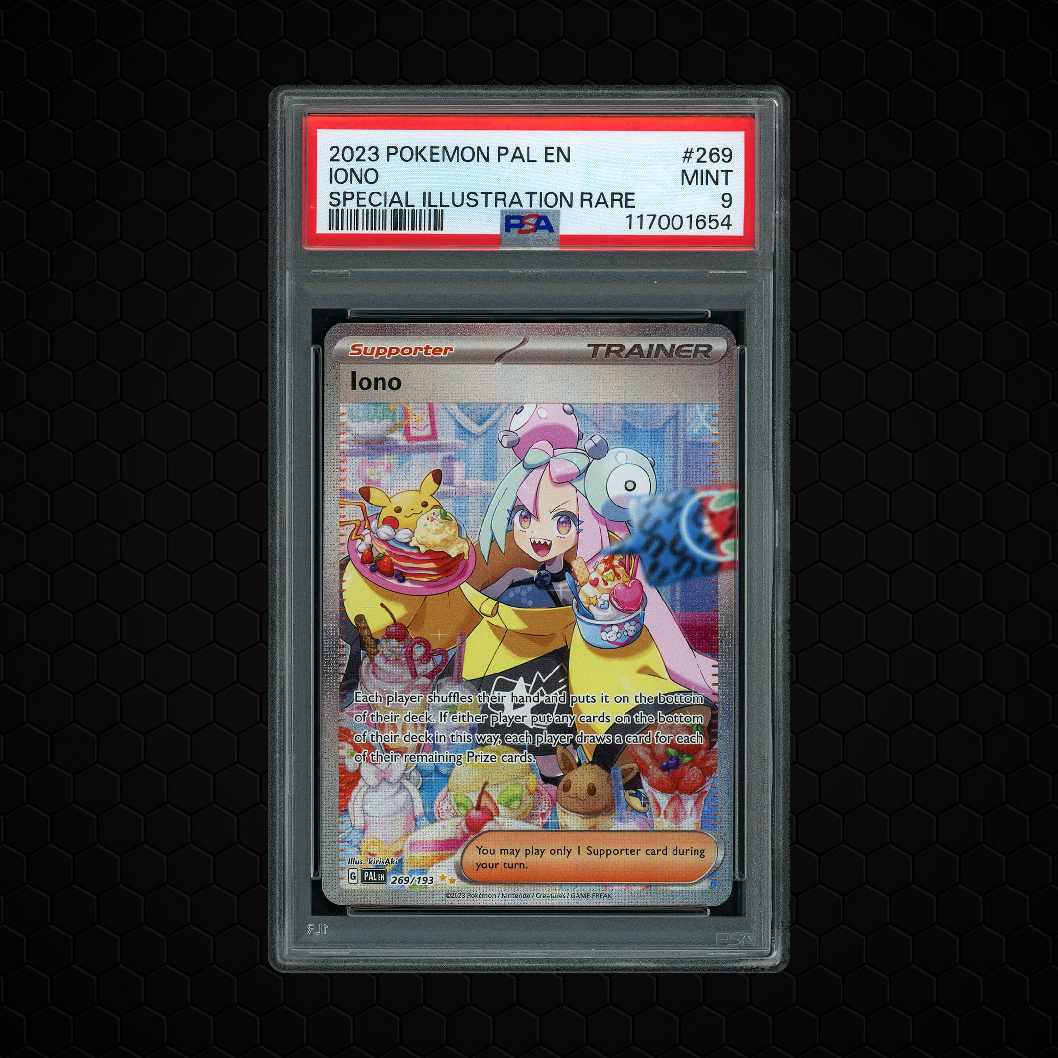 2023 Paldea Evolved Iono  PSA 9