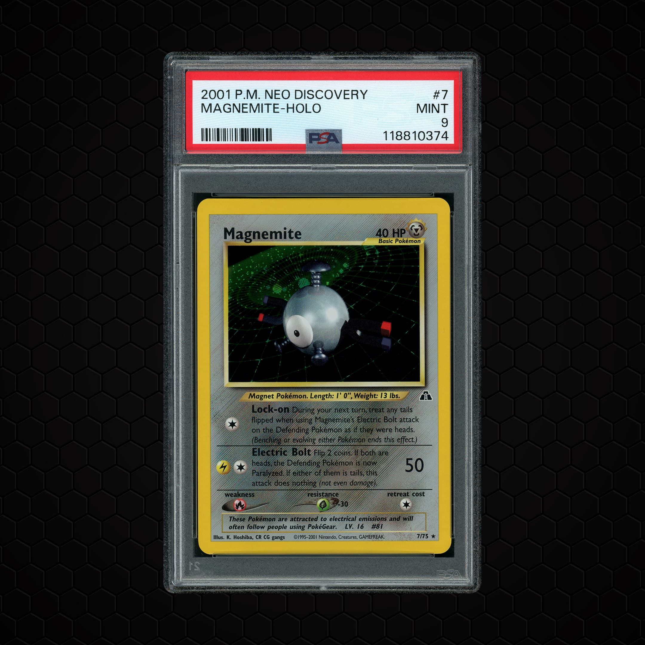 2001 Neo Discovery Magnemite  PSA 9