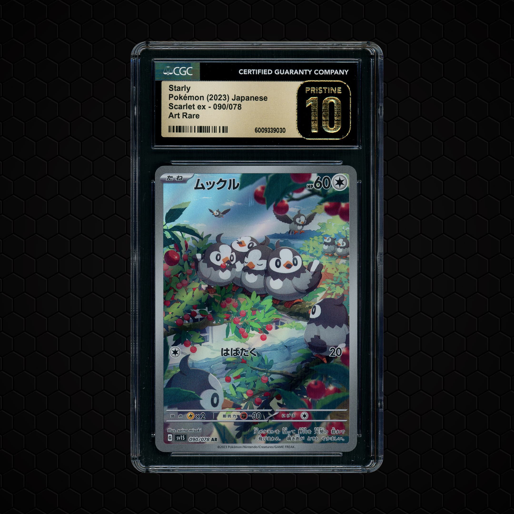 2023 Japanese Scarlet ex Starly  CGC 10