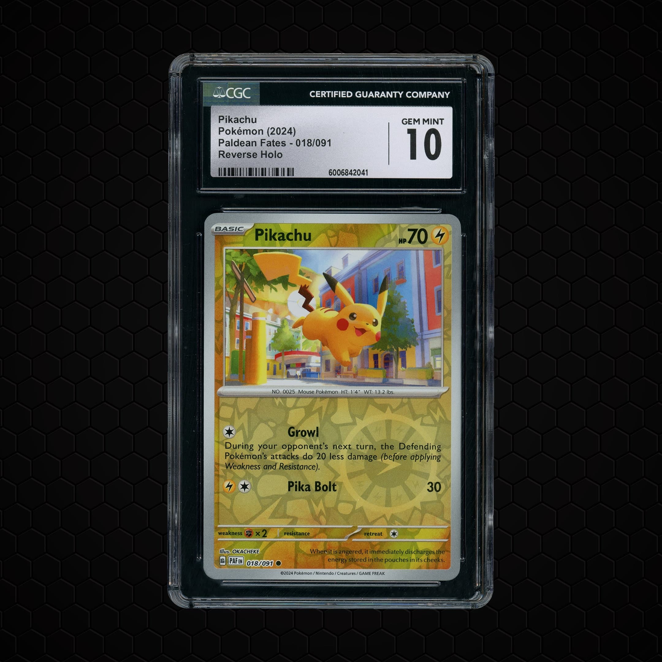 2024 Paldean Fates Pikachu  CGC 10